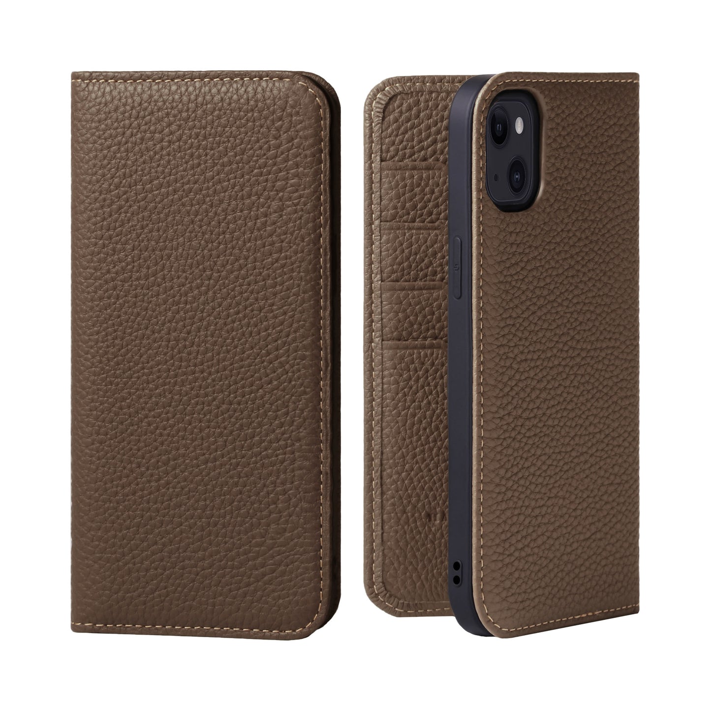 Genuine Leather Flip iPhone case with card holder (PH)