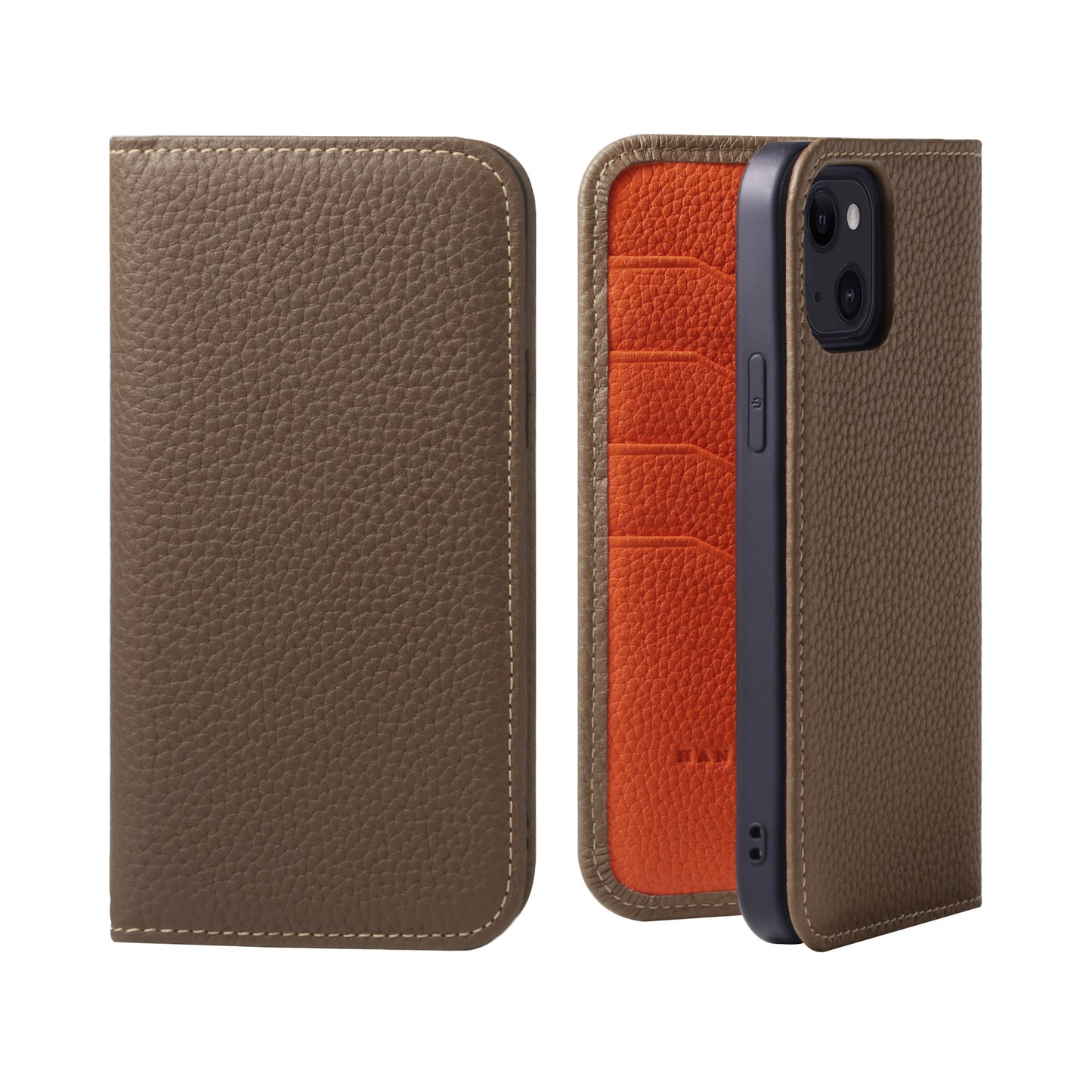 Genuine Leather Flip iPhone case with card holder (PH-X)