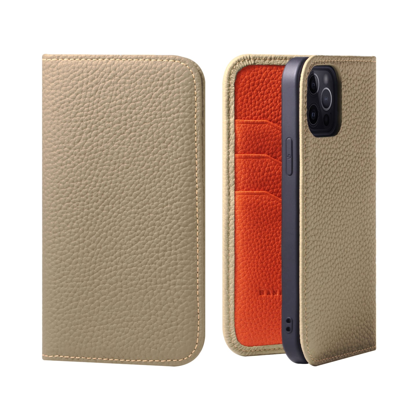 Genuine Leather Flip iPhone case with card holder (PH-X)