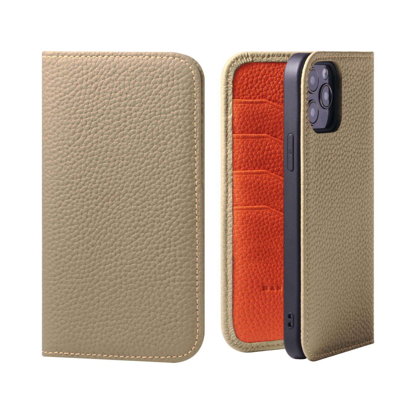 Genuine Leather Flip iPhone case with card holder (PH-X)