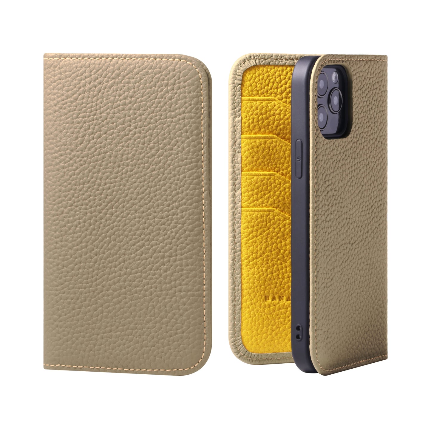 Genuine Leather Flip iPhone case with card holder (PH-X)