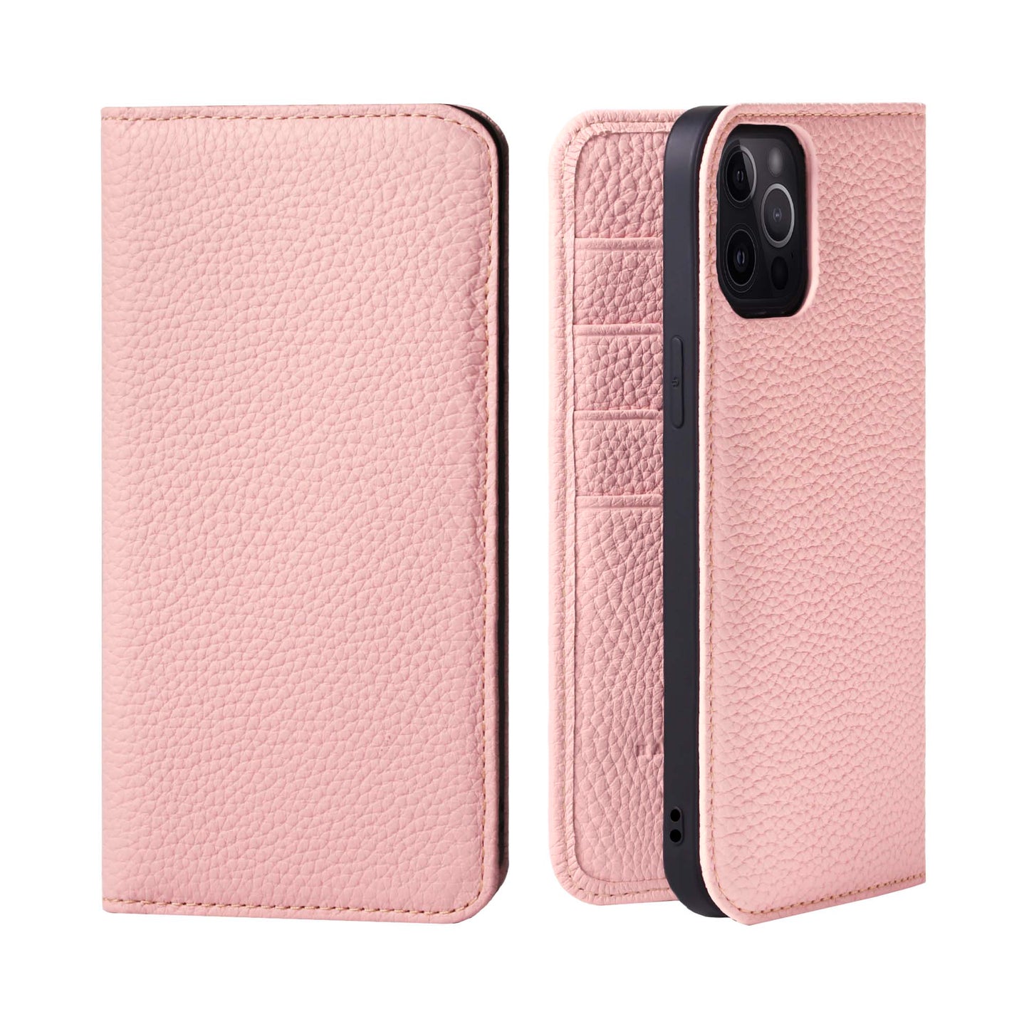 Genuine Leather Flip iPhone case with card holder (PH)