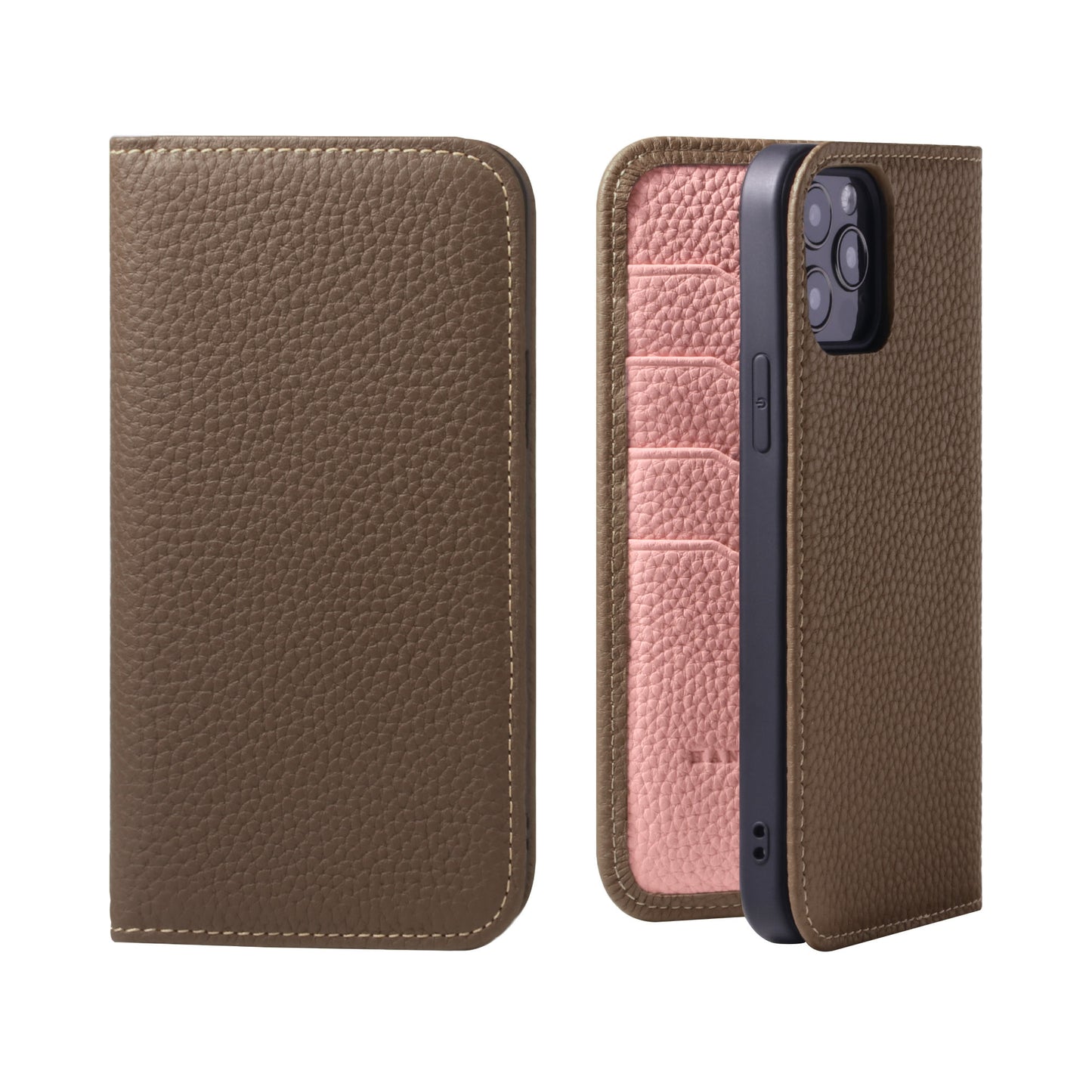 Genuine Leather Flip iPhone case with card holder (PH-X)