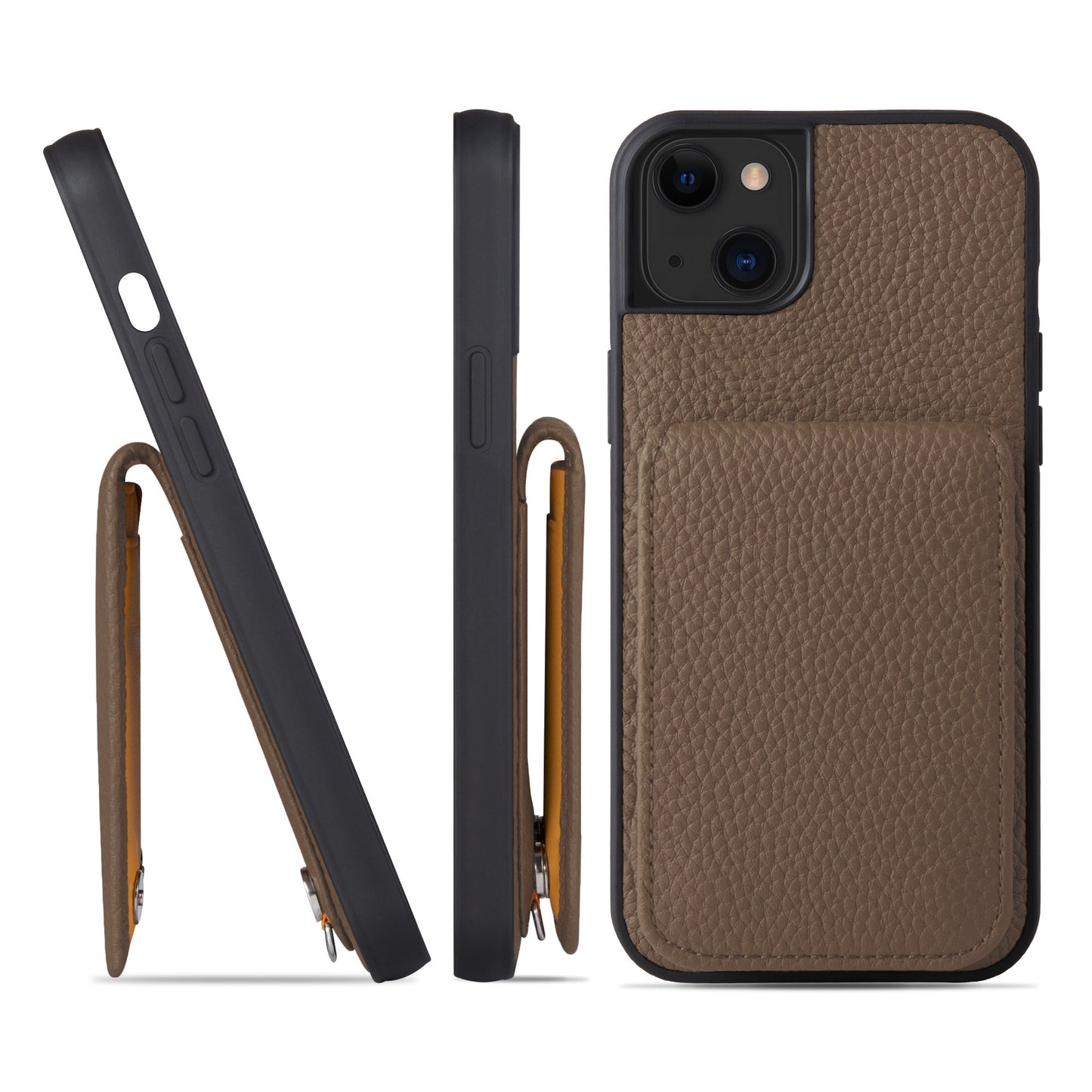 Genuine Leather iPhone case with shoulder strap (SCPG)