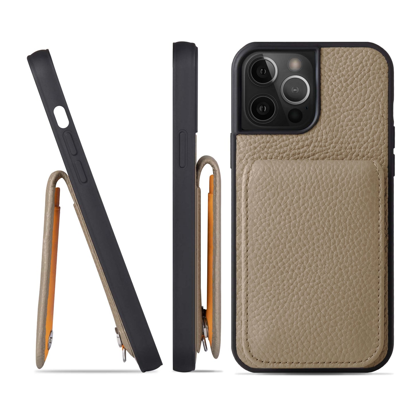 Genuine Leather iPhone case with shoulder strap (SCPG)