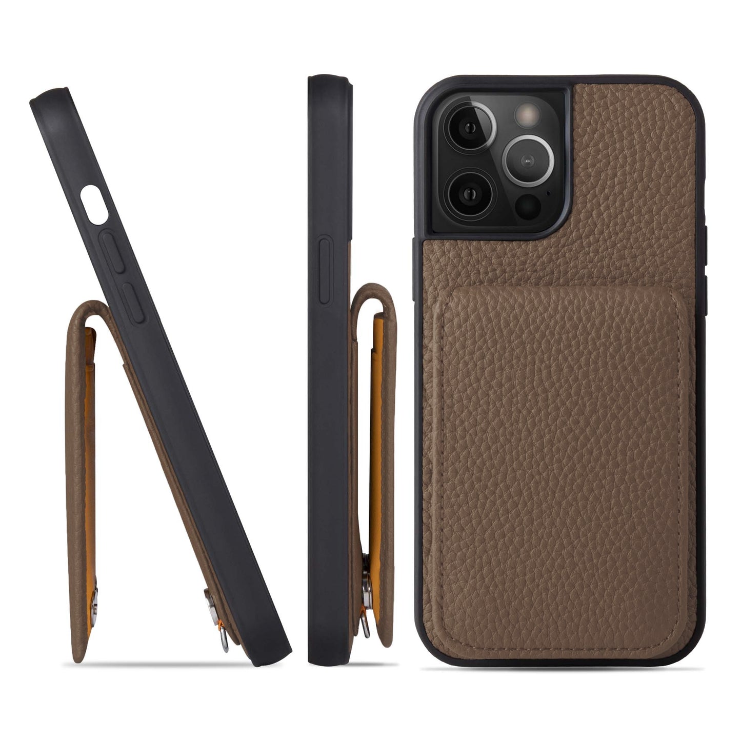 Genuine Leather iPhone case with shoulder strap (SCPG)