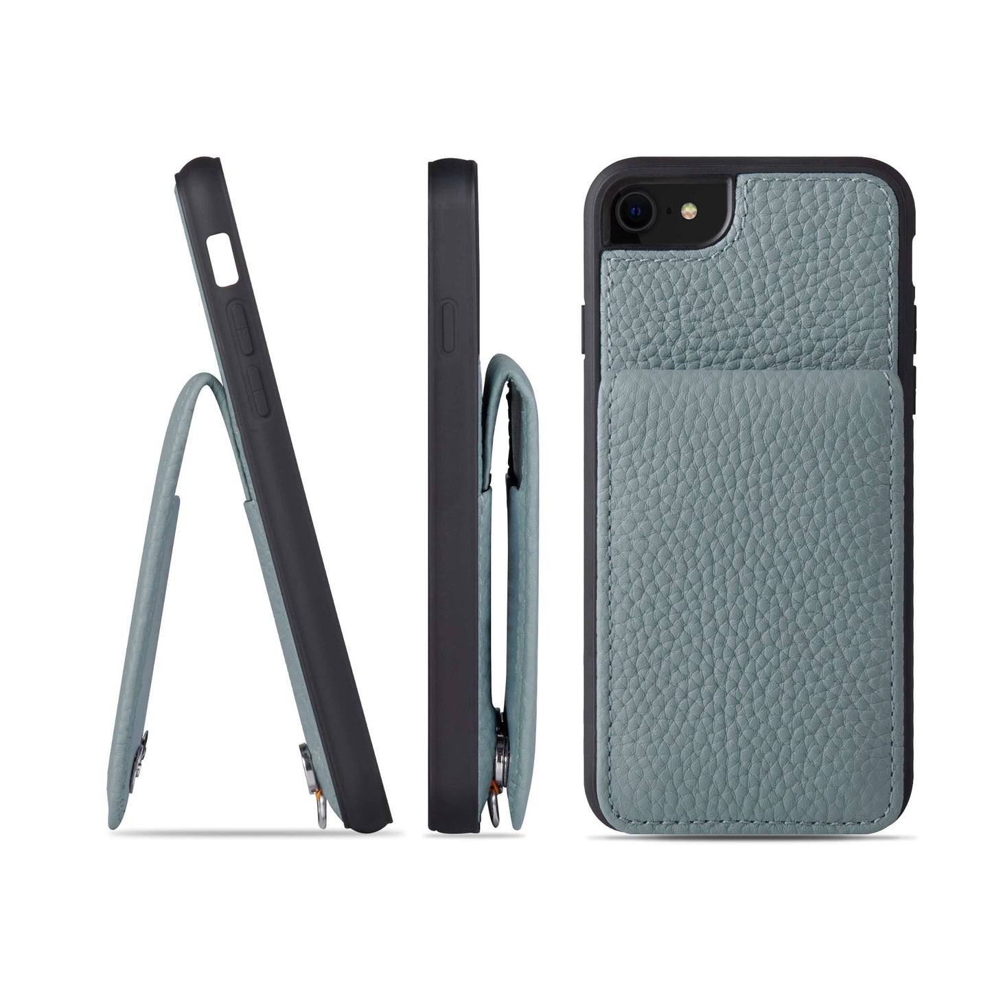 Genuine Leather iPhone case with shoulder strap (SCPG)