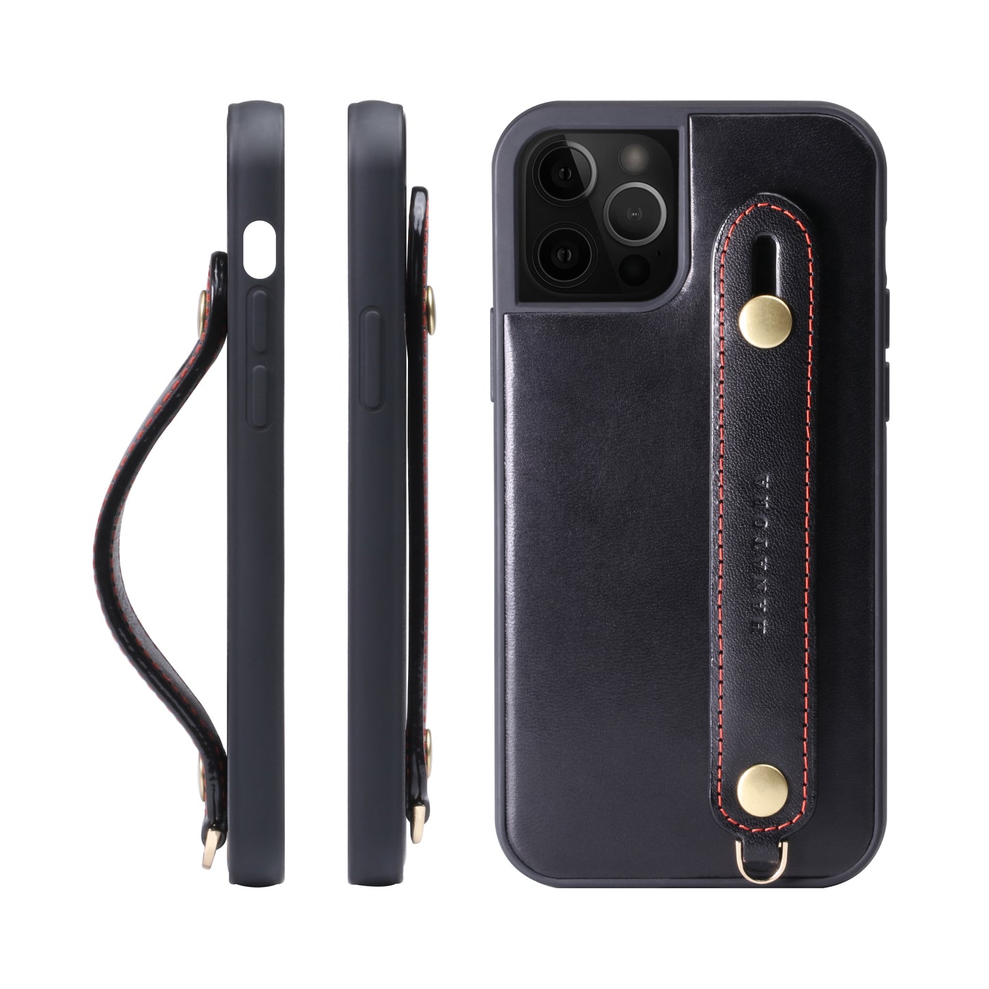 Genuine Leather iPhone case with back belt (TGH)