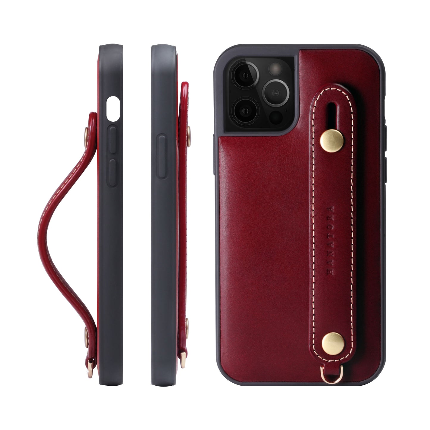 Genuine Leather iPhone case with back belt (TGH)