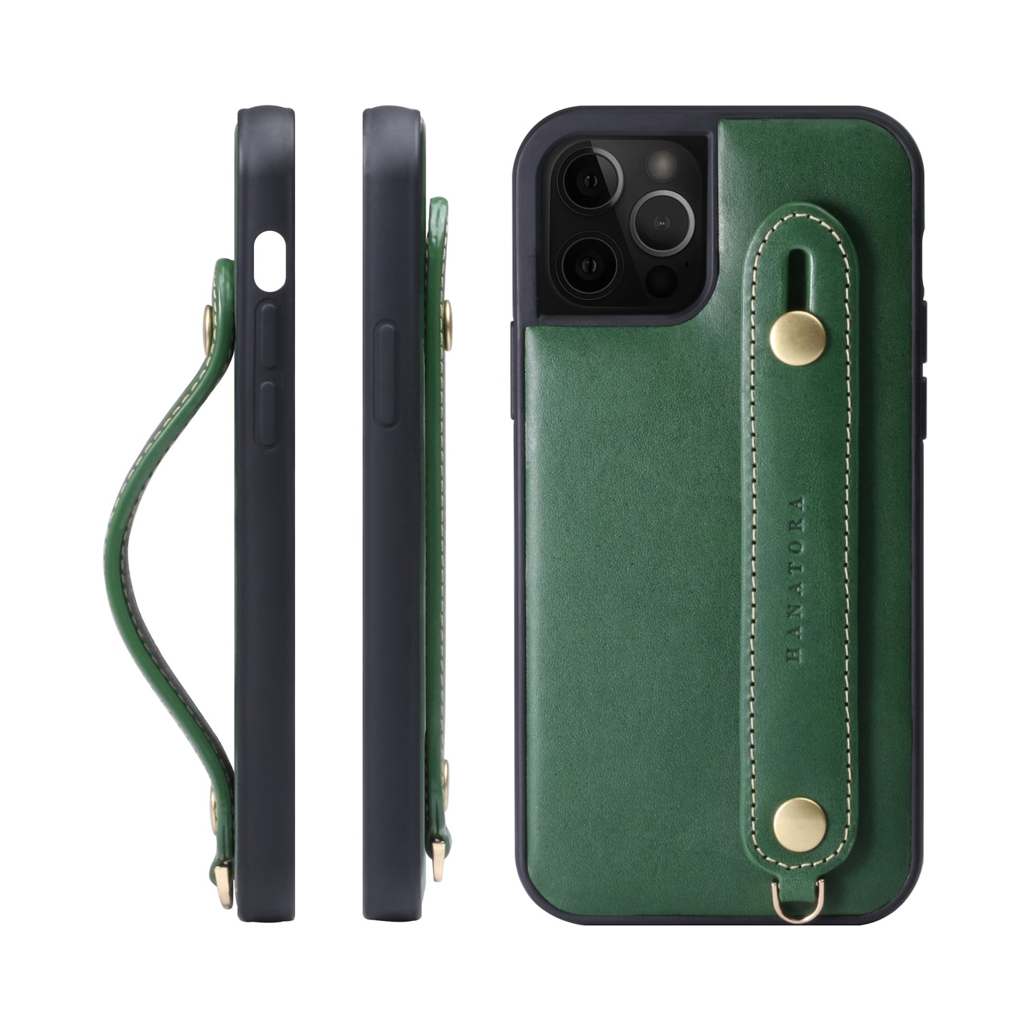 Genuine Leather iPhone case with back belt (TGH)