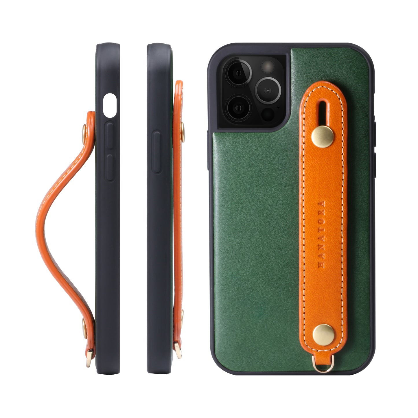 Genuine Leather iPhone case with back belt (TGH)