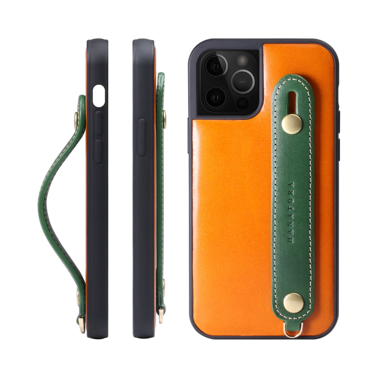 Genuine Leather iPhone case with back belt (TGH)