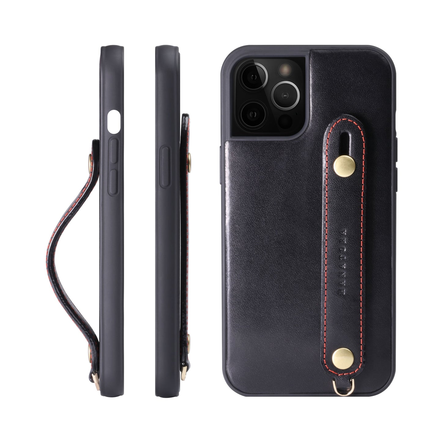 Genuine Leather iPhone case with back belt (TGH)