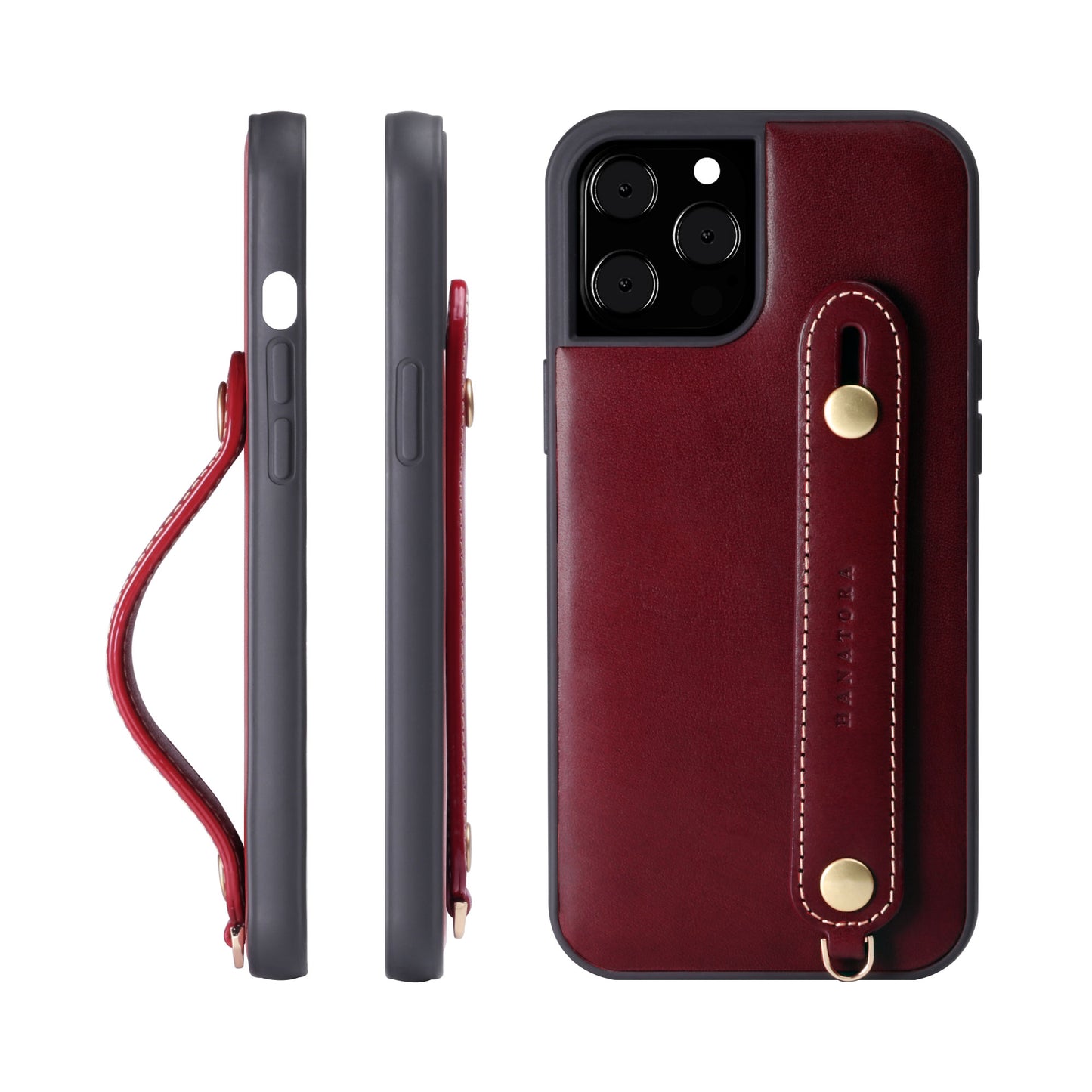 Genuine Leather iPhone case with back belt (TGH)