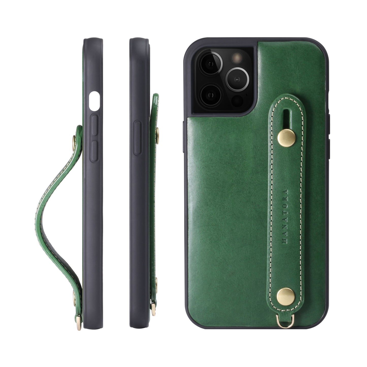 Genuine Leather iPhone case with back belt (TGH)