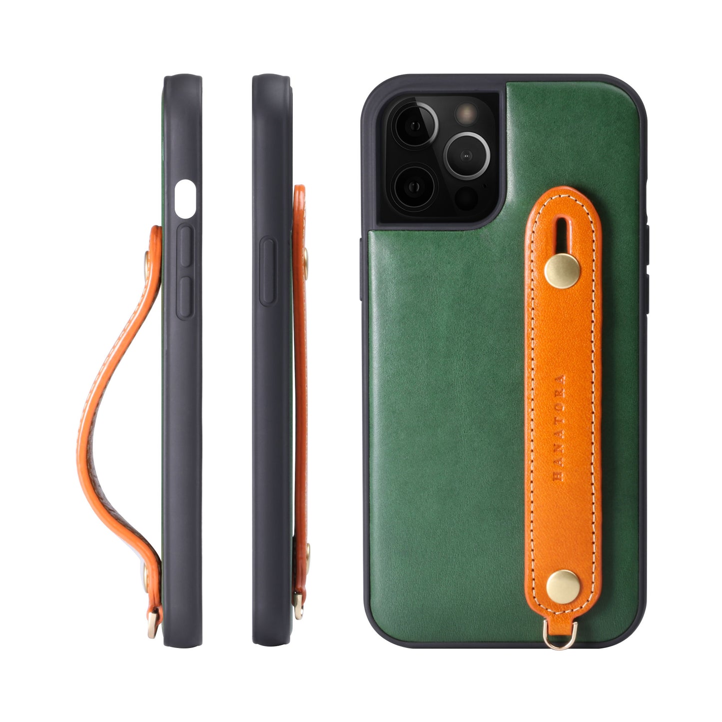 Genuine Leather iPhone case with back belt (TGH)