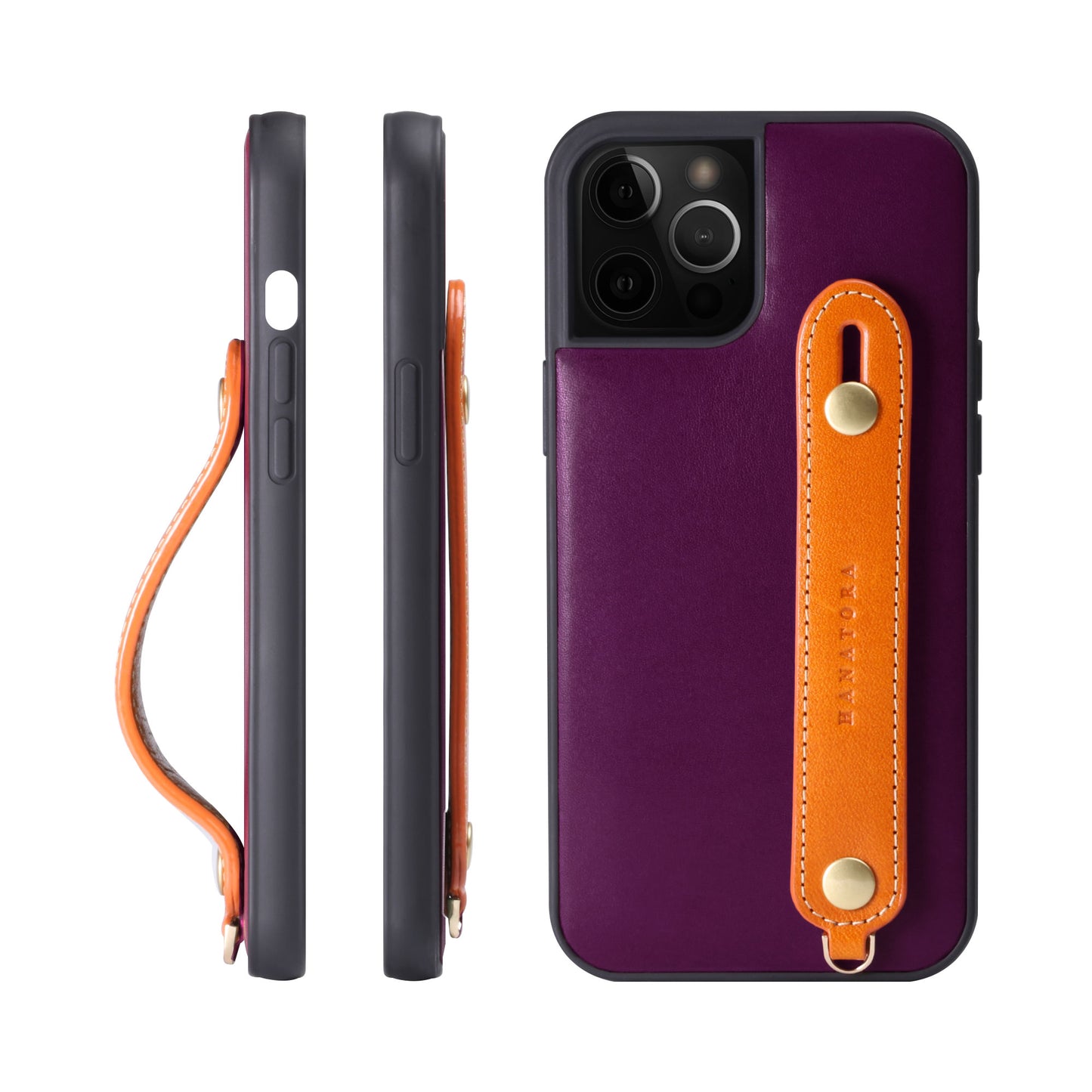 Genuine Leather iPhone case with back belt (TGH)