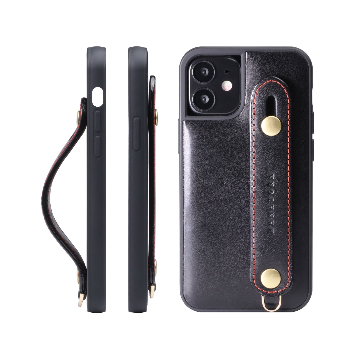 Genuine Leather iPhone case with back belt (TGH)