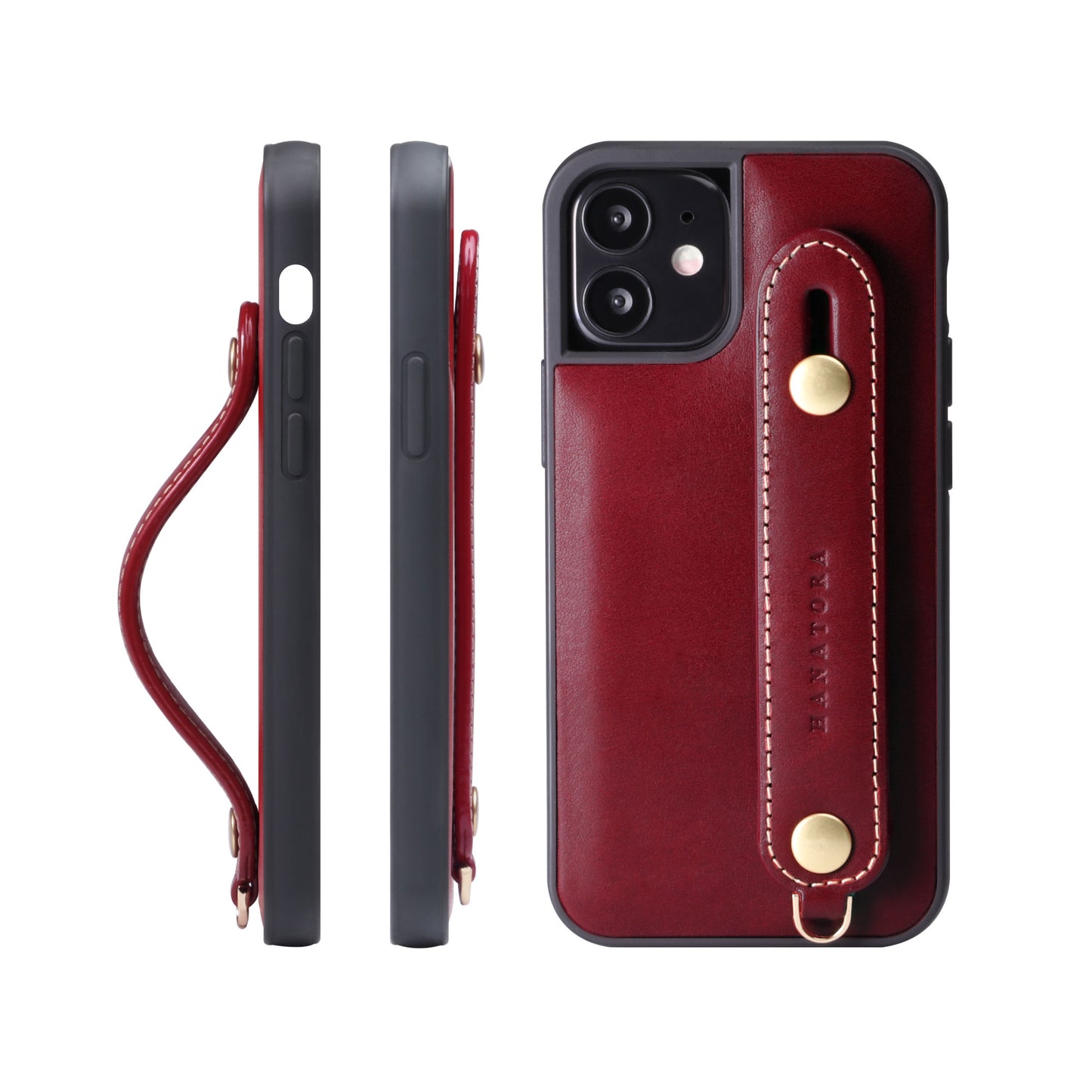 Genuine Leather iPhone case with back belt (TGH)