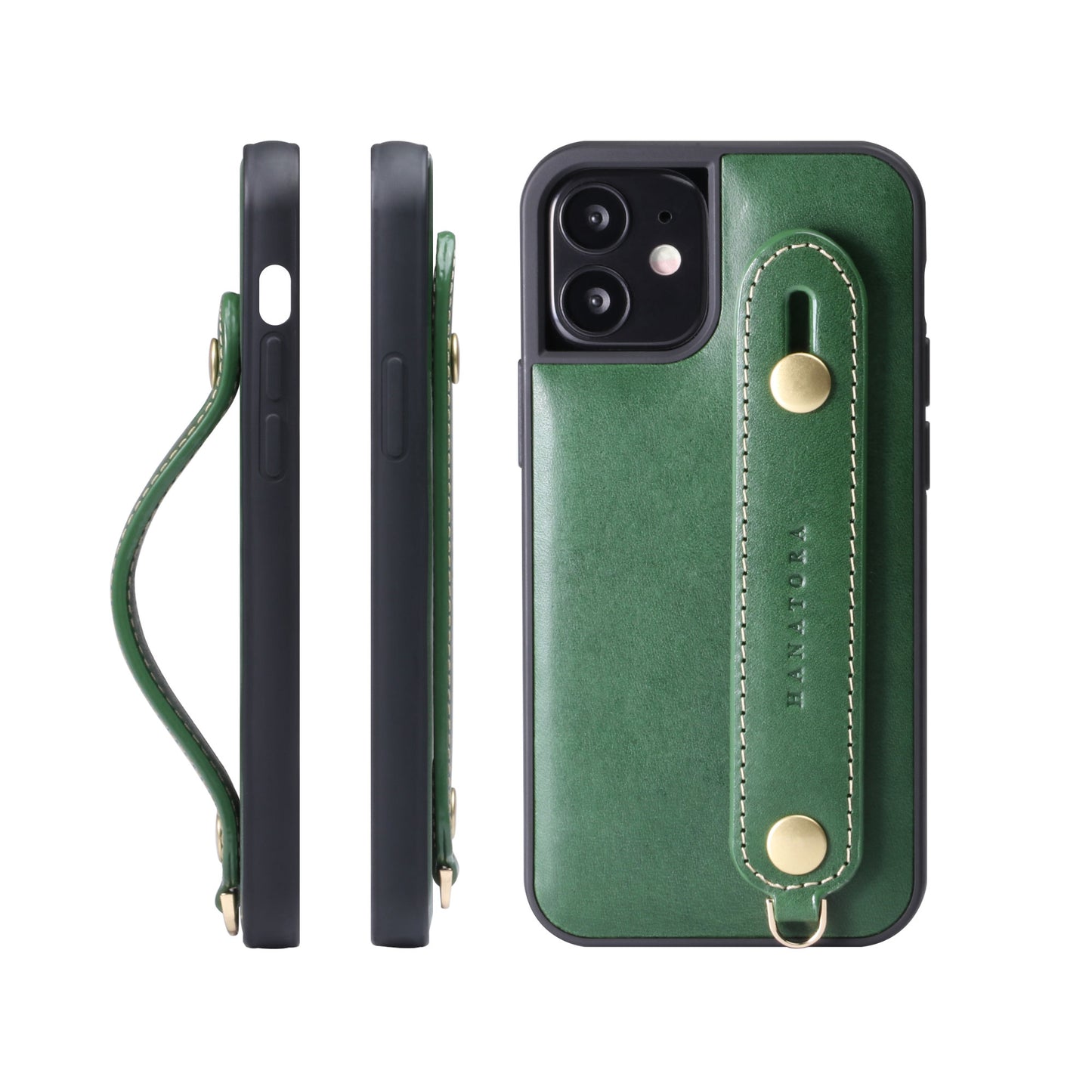 Genuine Leather iPhone case with back belt (TGH)