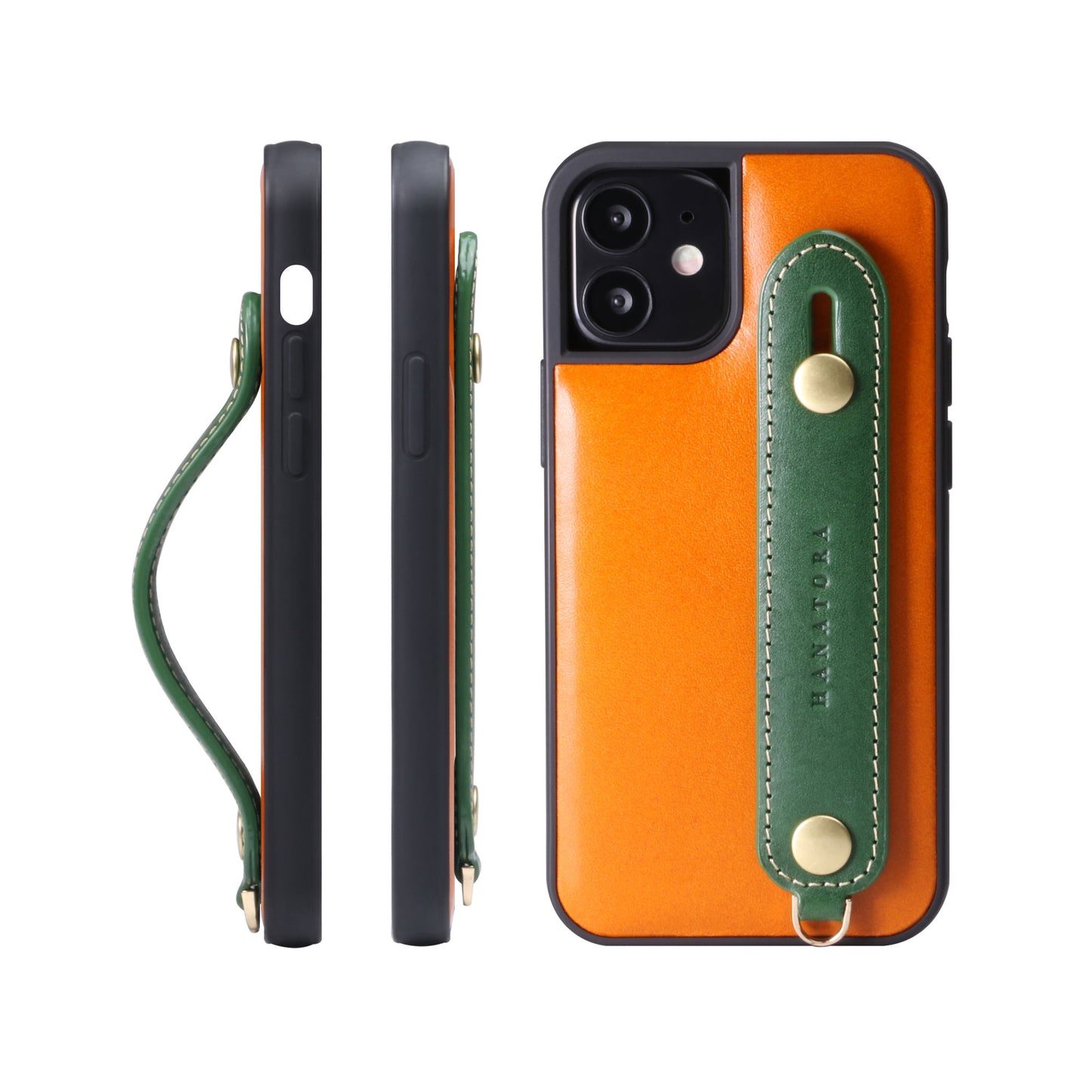 Genuine Leather iPhone case with back belt (TGH)