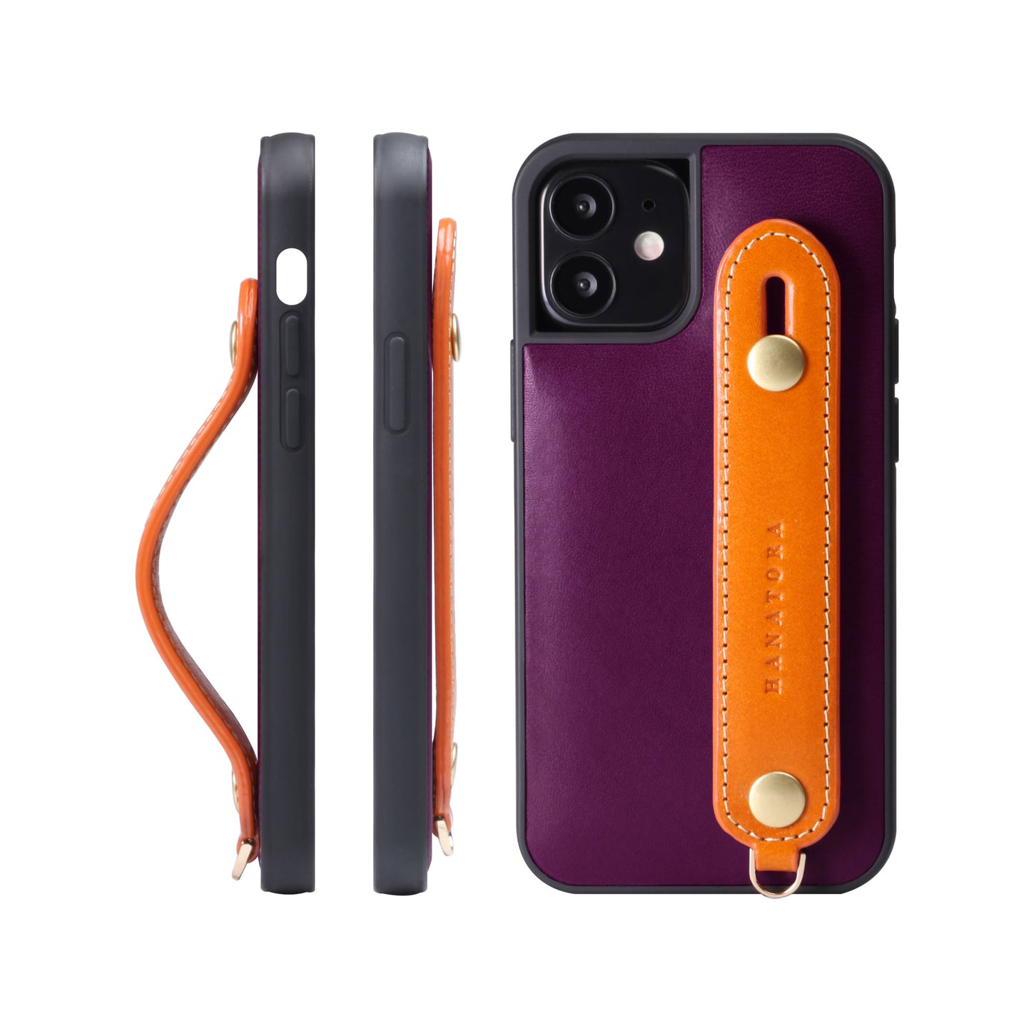 Genuine Leather iPhone case with back belt (TGH)