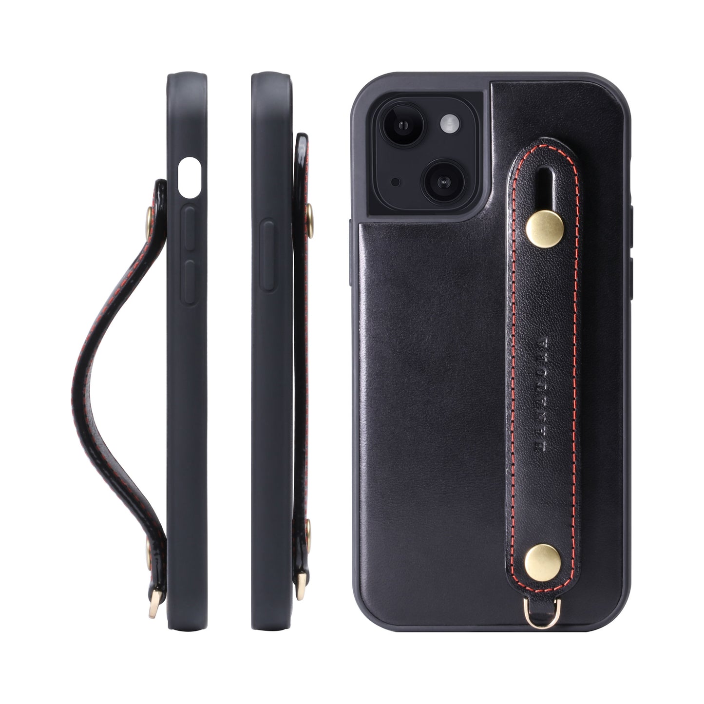 Genuine Leather iPhone case with back belt (TGH)