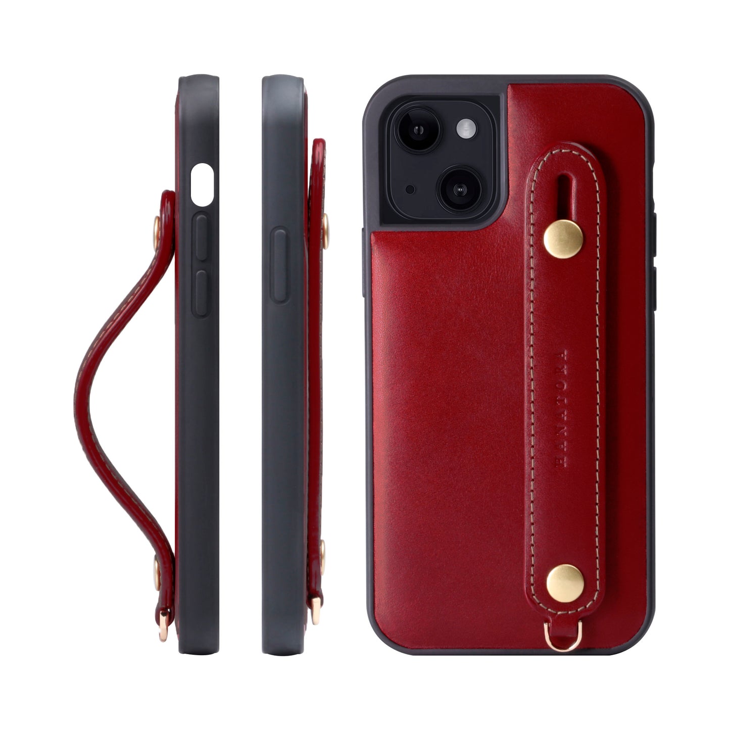 Genuine Leather iPhone case with back belt (TGH)