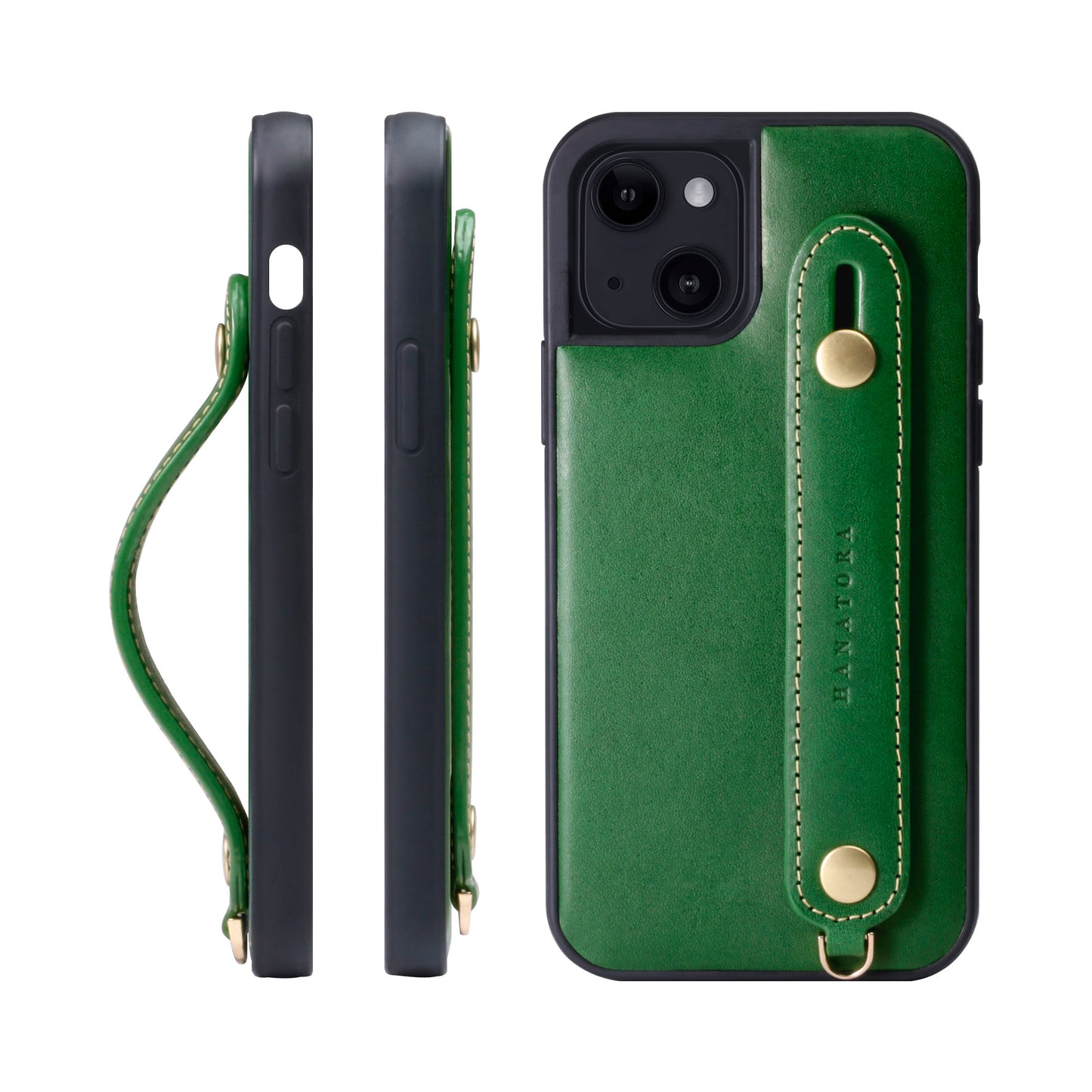 Genuine Leather iPhone case with back belt (TGH)