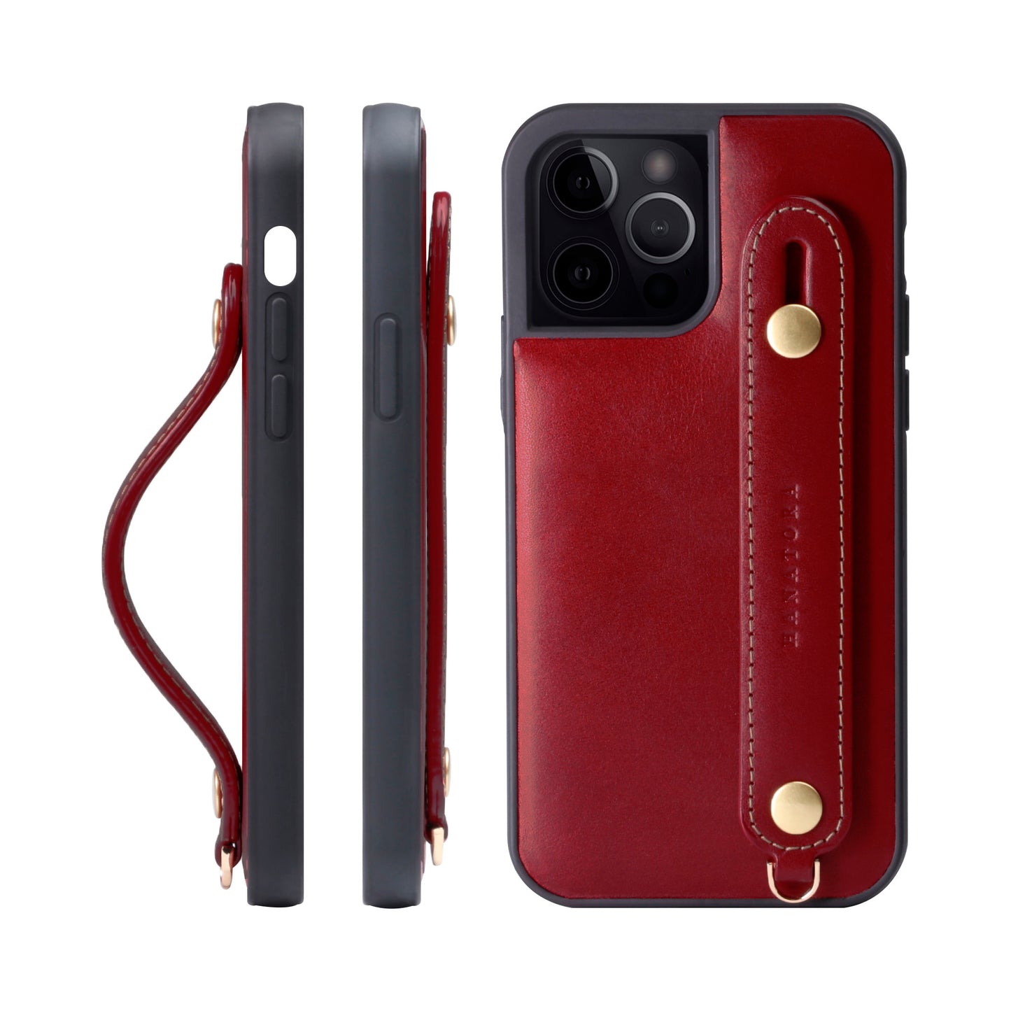 Genuine Leather iPhone case with back belt (TGH)