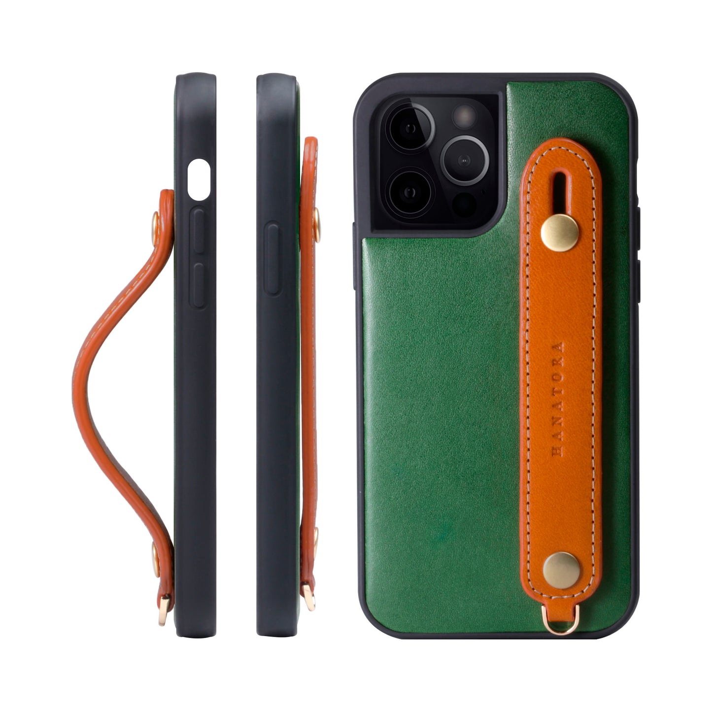 Genuine Leather iPhone case with back belt (TGH)