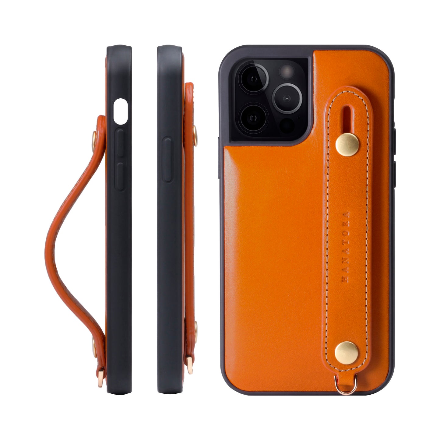 Genuine Leather iPhone case with back belt (TGH)