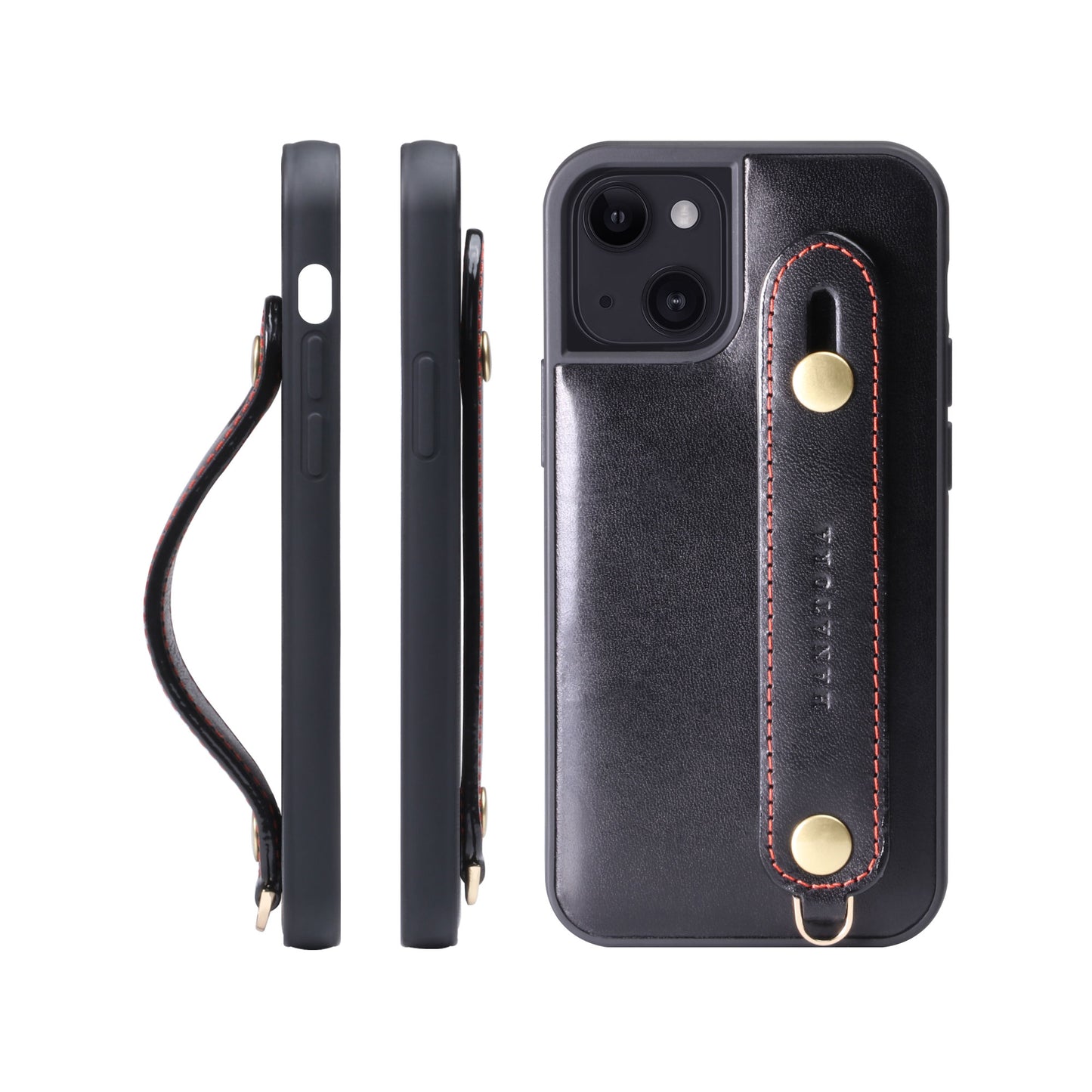 Genuine Leather iPhone case with back belt (TGH)