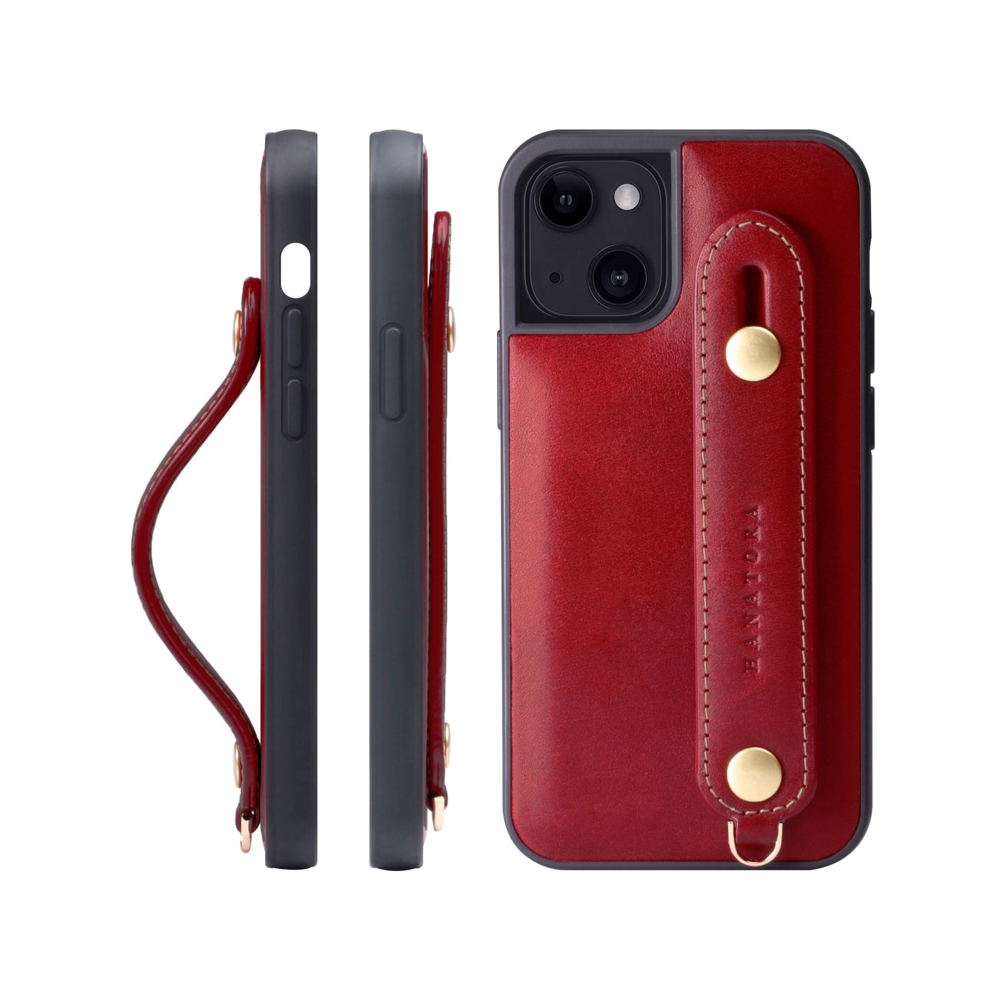 Genuine Leather iPhone case with back belt (TGH)