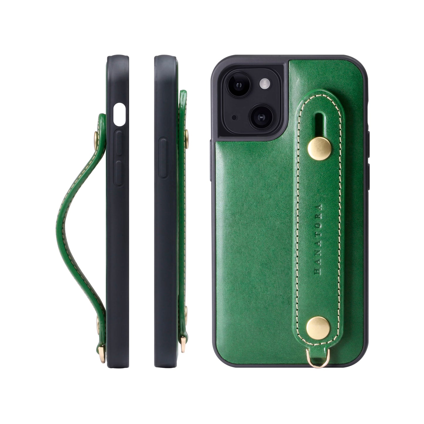 Genuine Leather iPhone case with back belt (TGH)