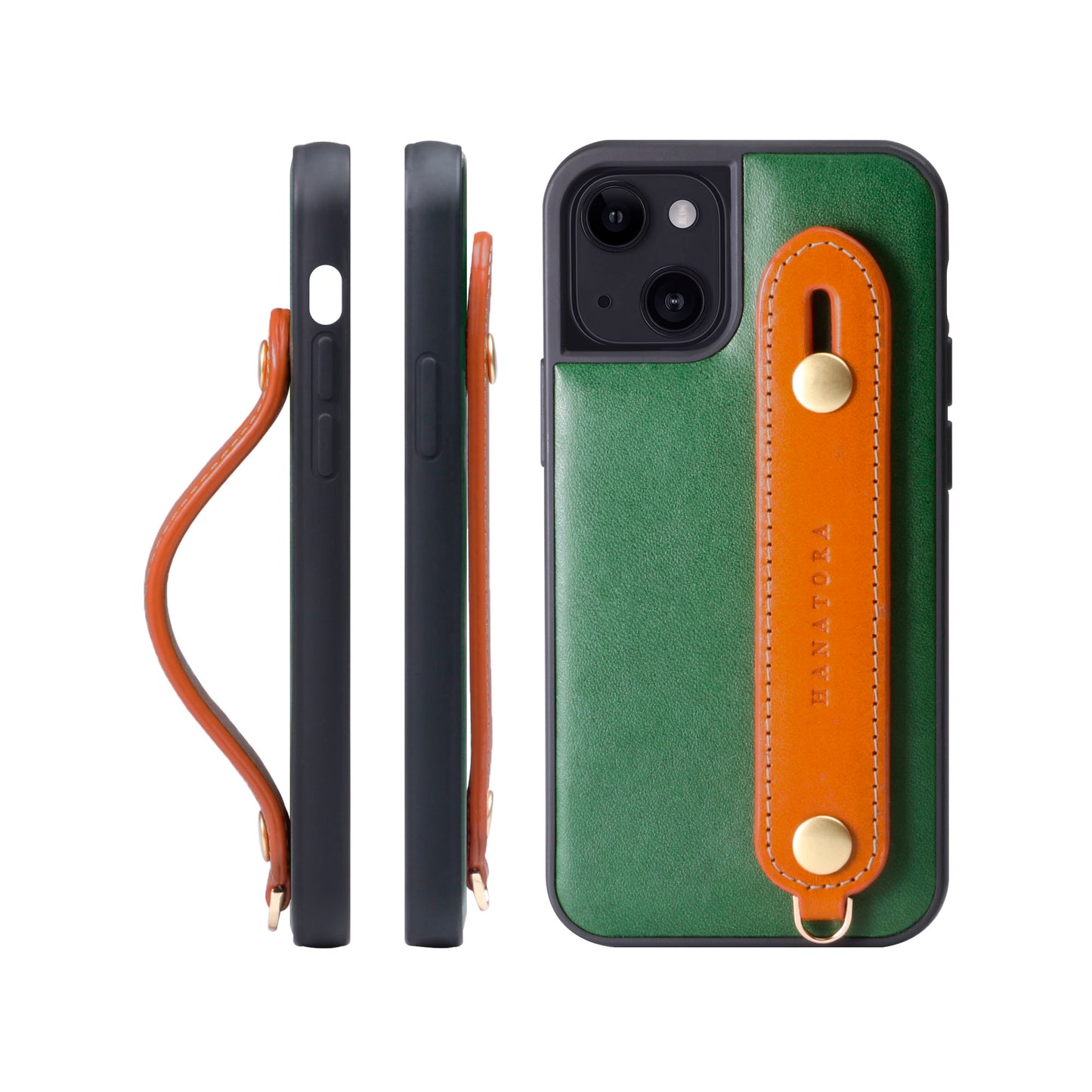 Genuine Leather iPhone case with back belt (TGH)