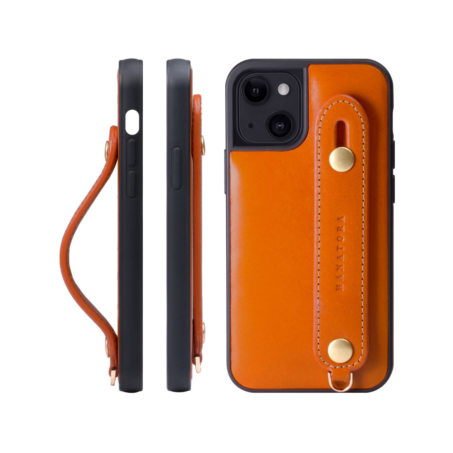 Genuine Leather iPhone case with back belt (TGH)