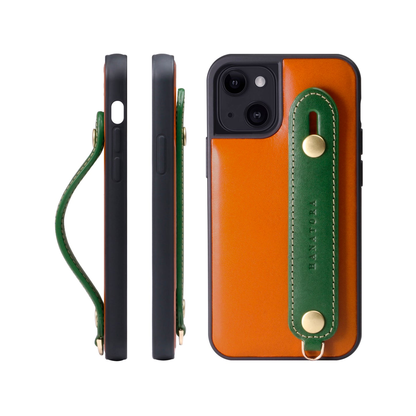 Genuine Leather iPhone case with back belt (TGH)