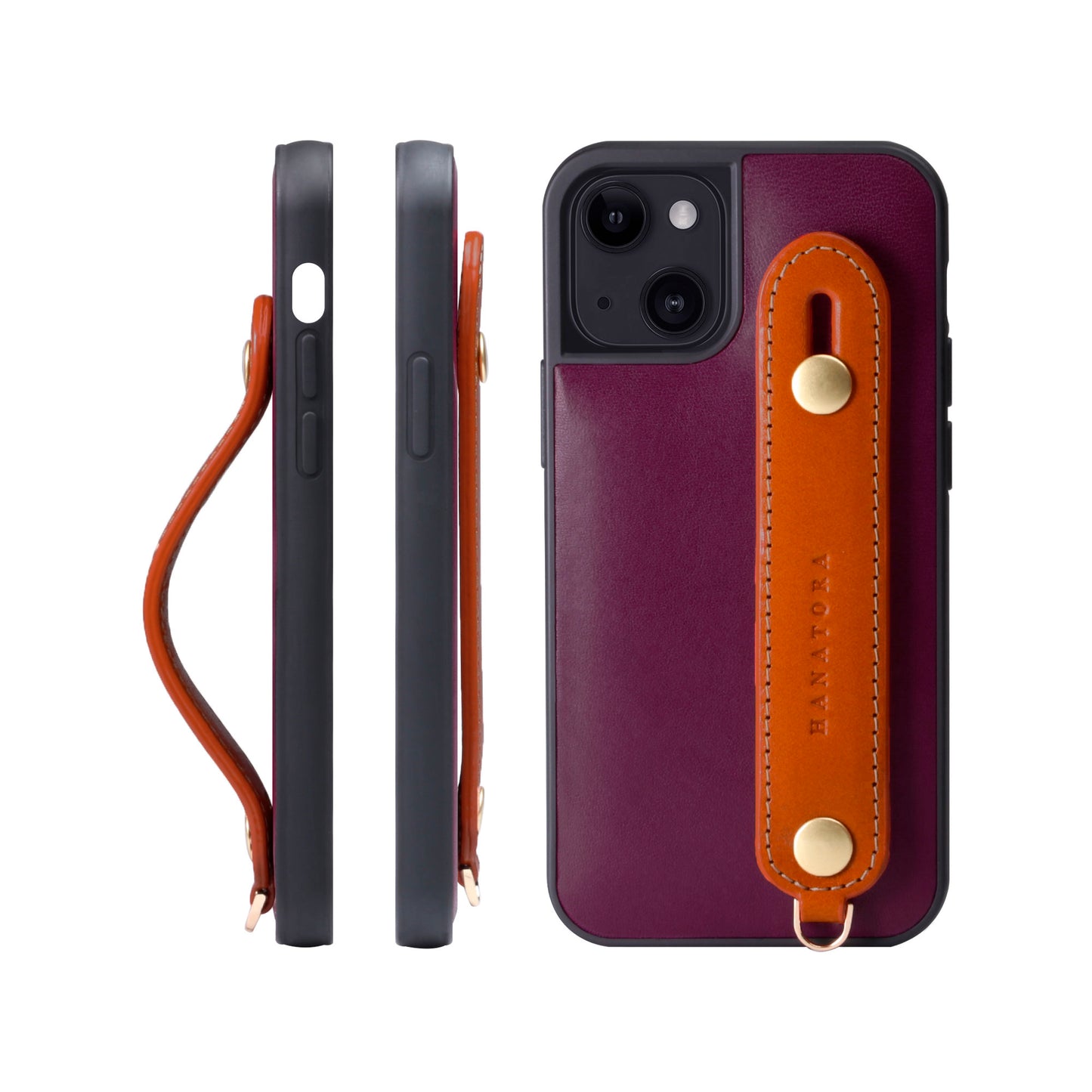 Genuine Leather iPhone case with back belt (TGH)