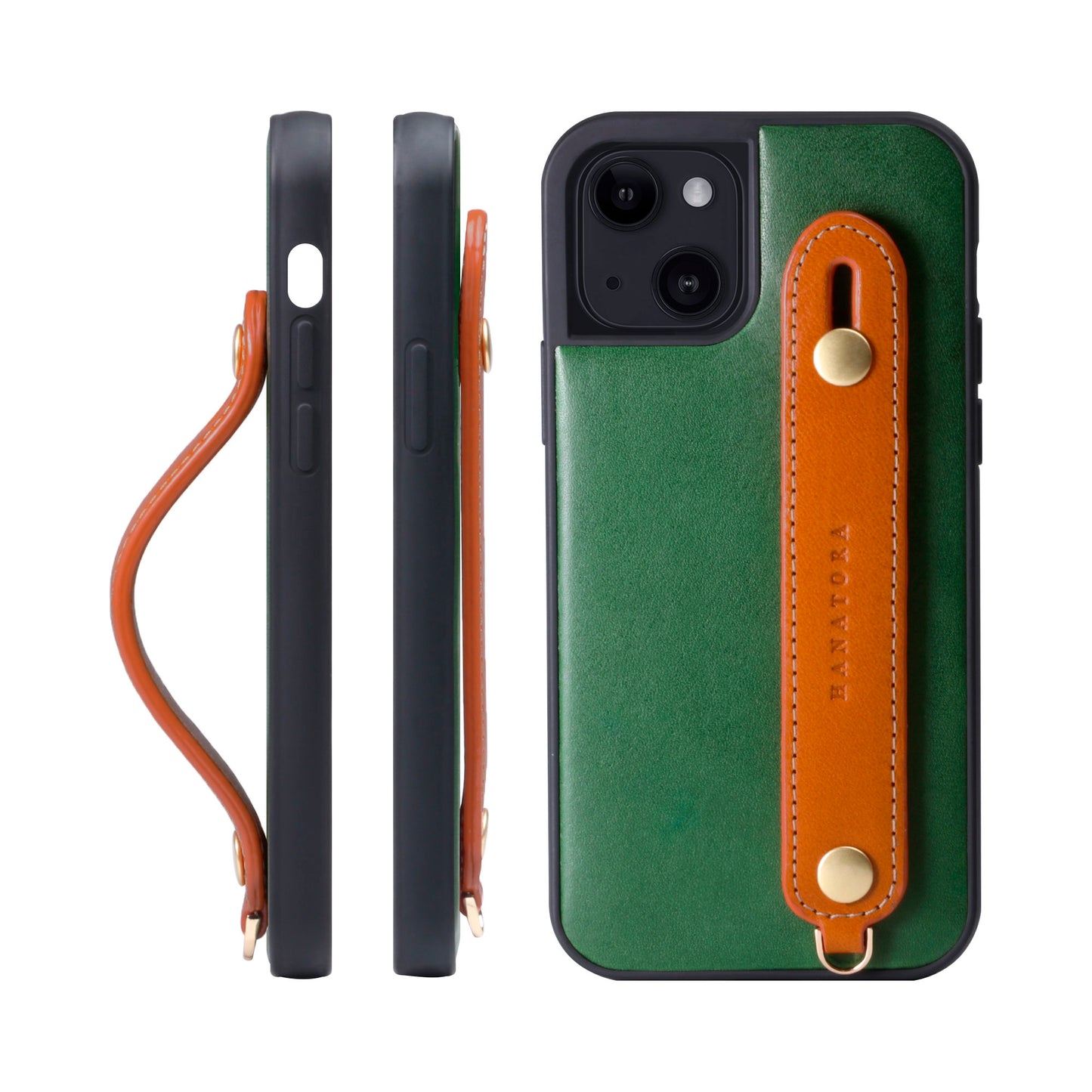 Genuine Leather iPhone case with back belt (TGH)