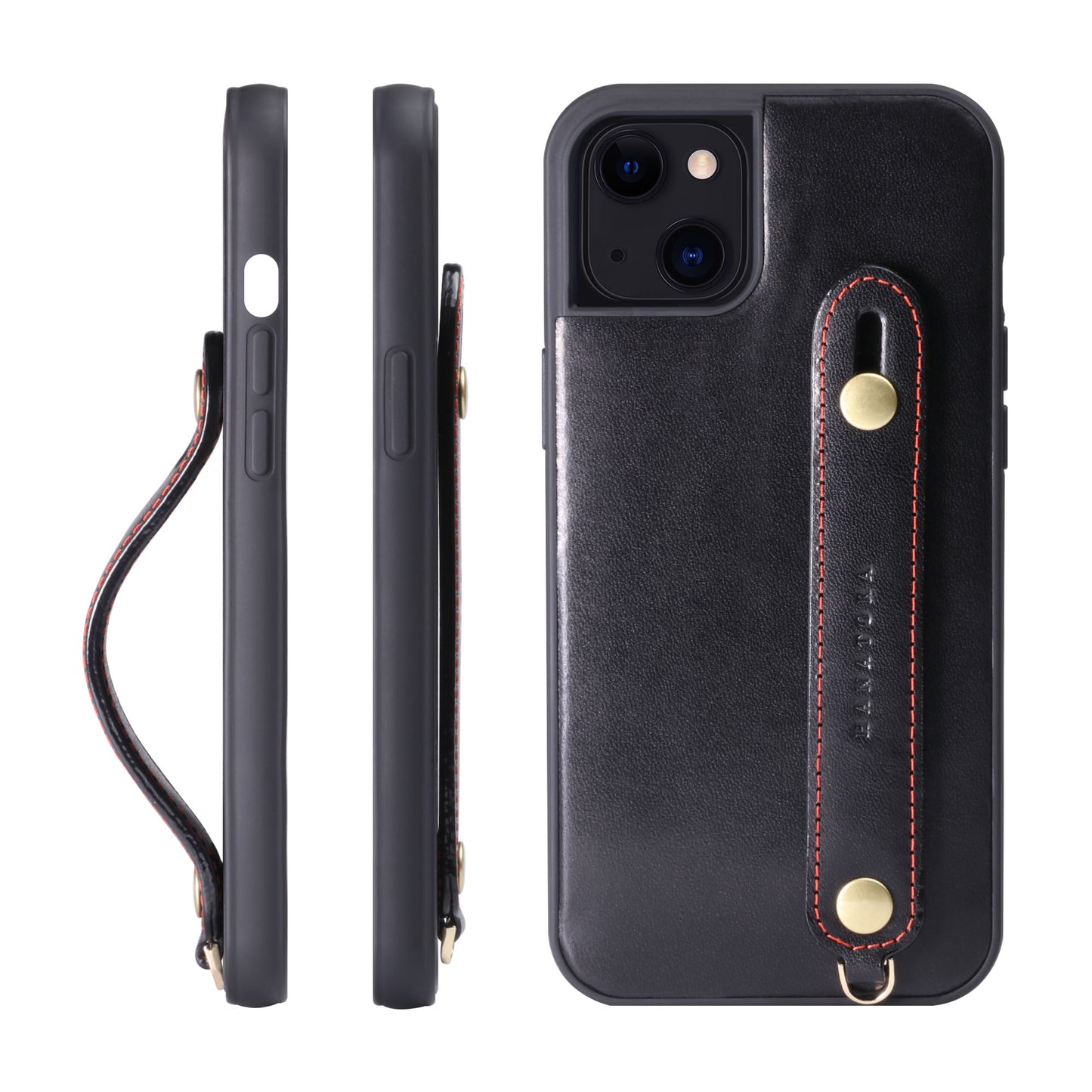 Genuine Leather iPhone case with back belt (TGH)