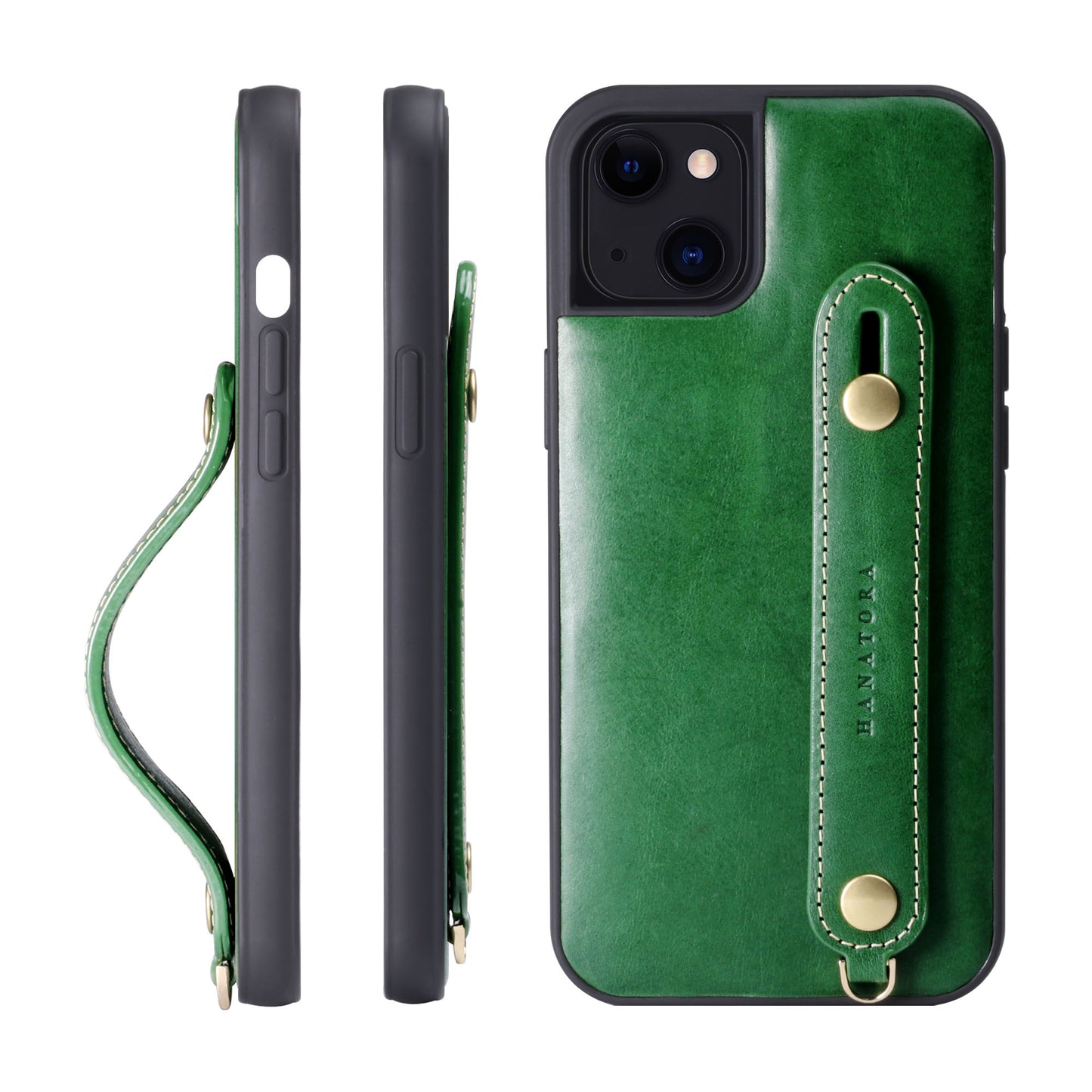 Genuine Leather iPhone case with back belt (TGH)