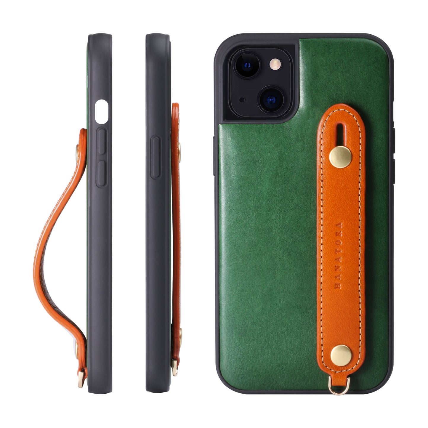 Genuine Leather iPhone case with back belt (TGH)