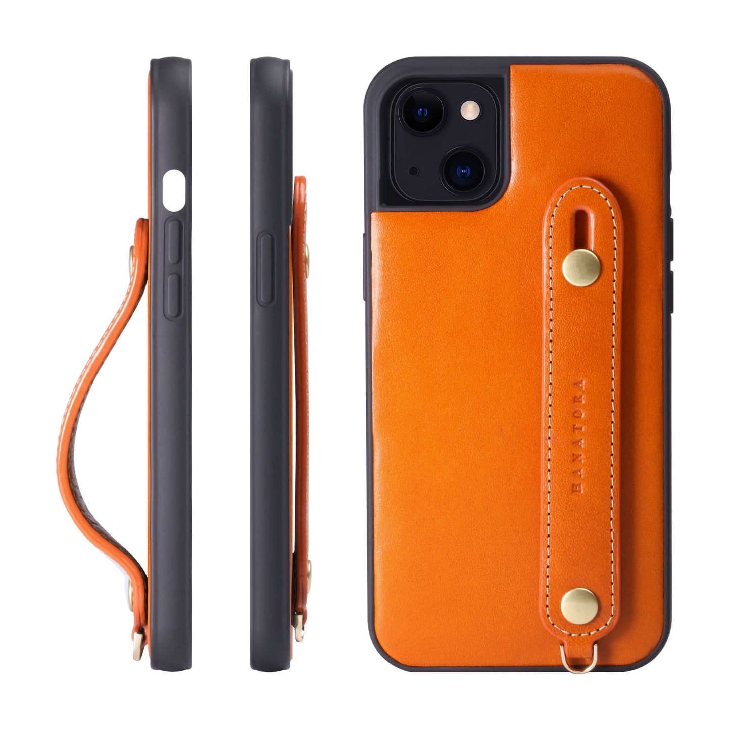 Genuine Leather iPhone case with back belt (TGH)