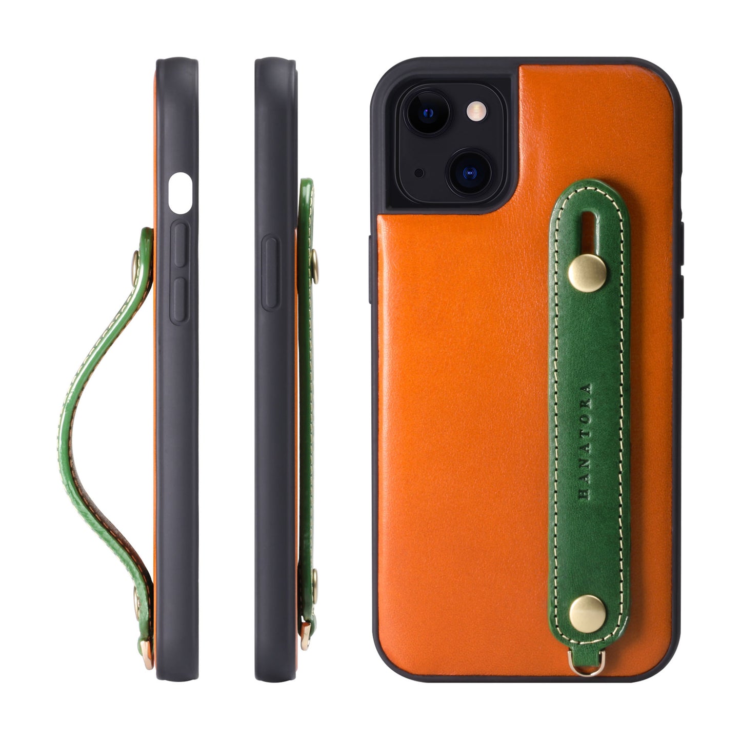 Genuine Leather iPhone case with back belt (TGH)