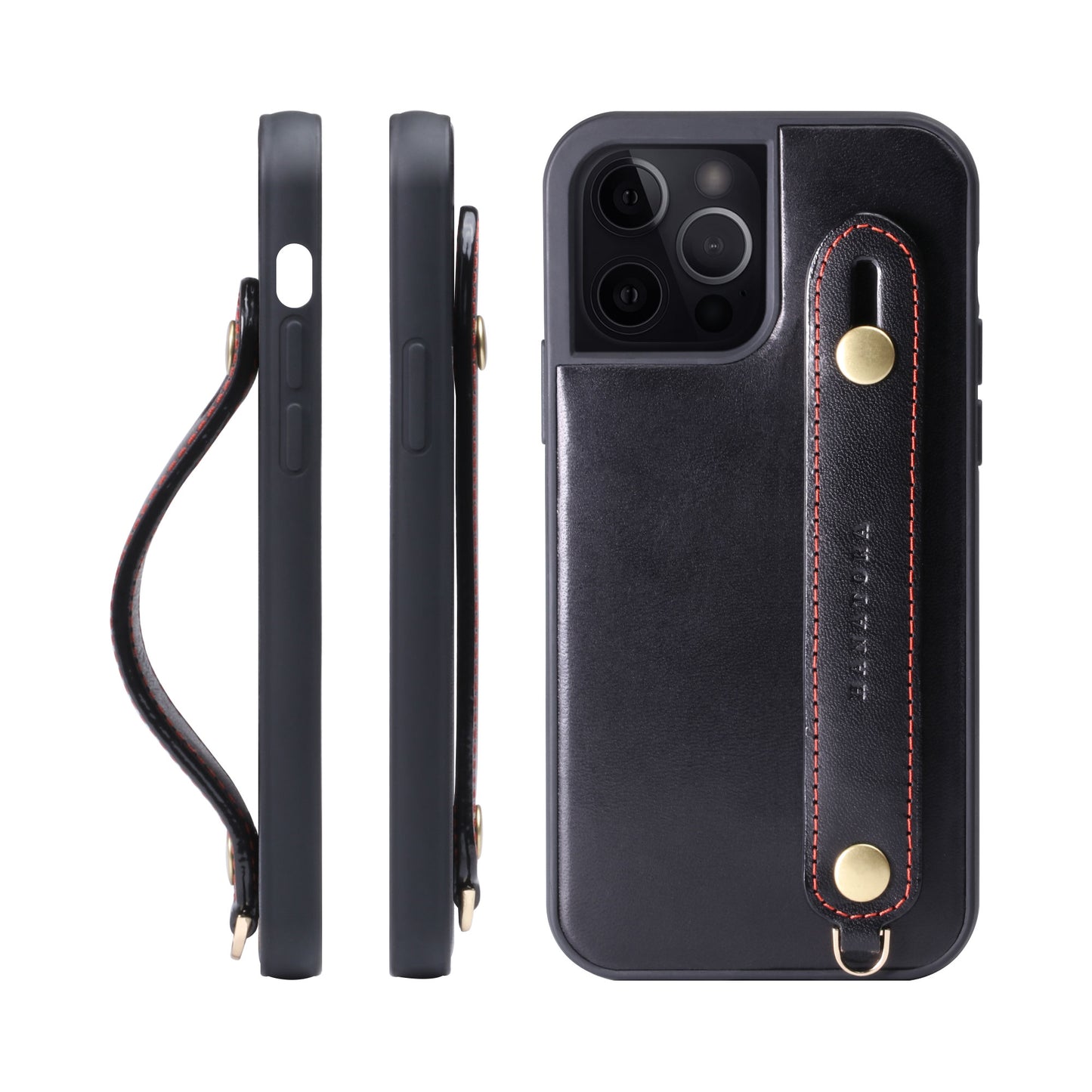 Genuine Leather iPhone case with back belt (TGH)