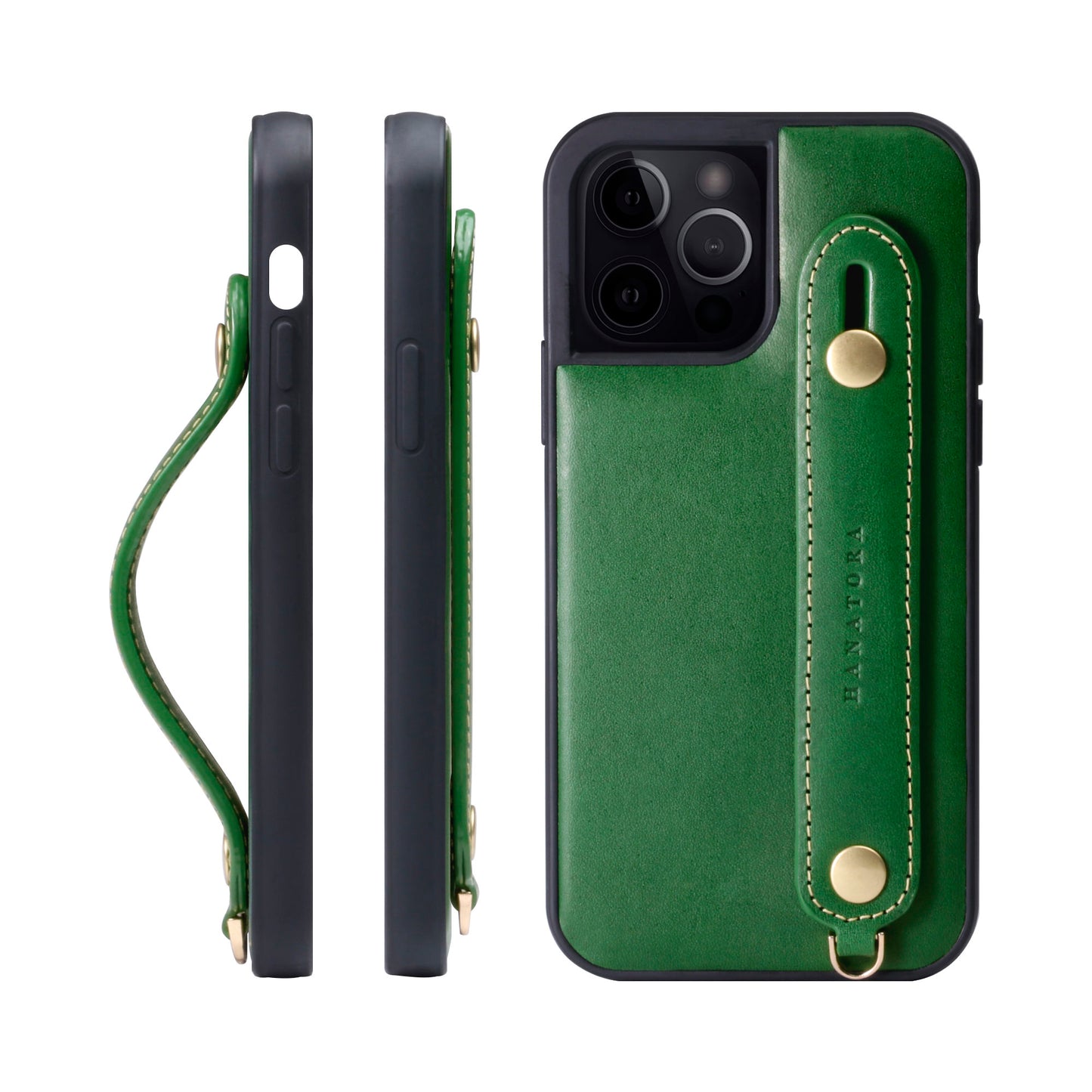 Genuine Leather iPhone case with back belt (TGH)