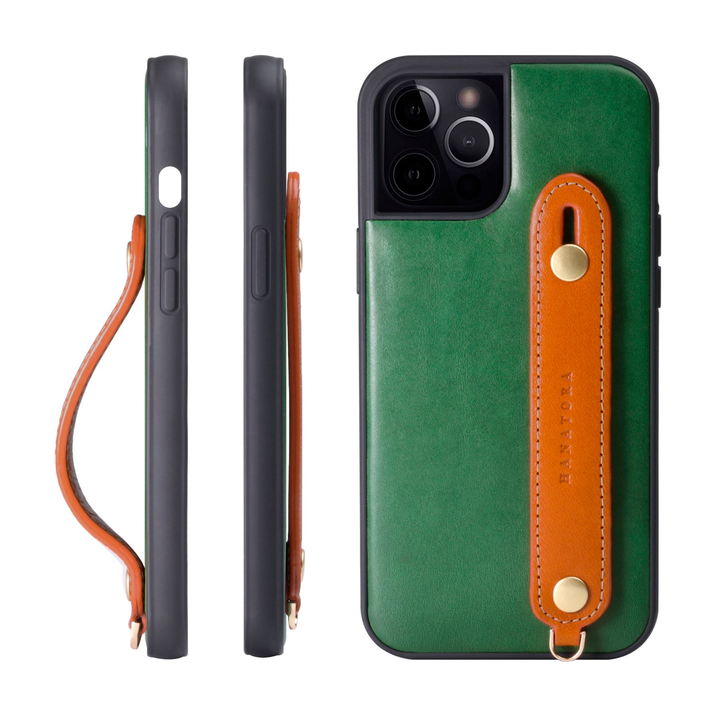 Genuine Leather iPhone case with back belt (TGH)