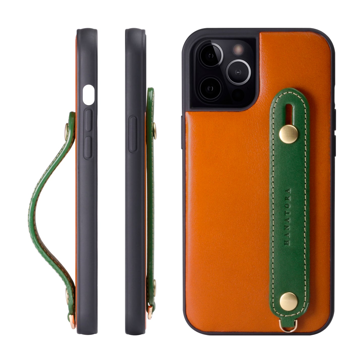 Genuine Leather iPhone case with back belt (TGH)