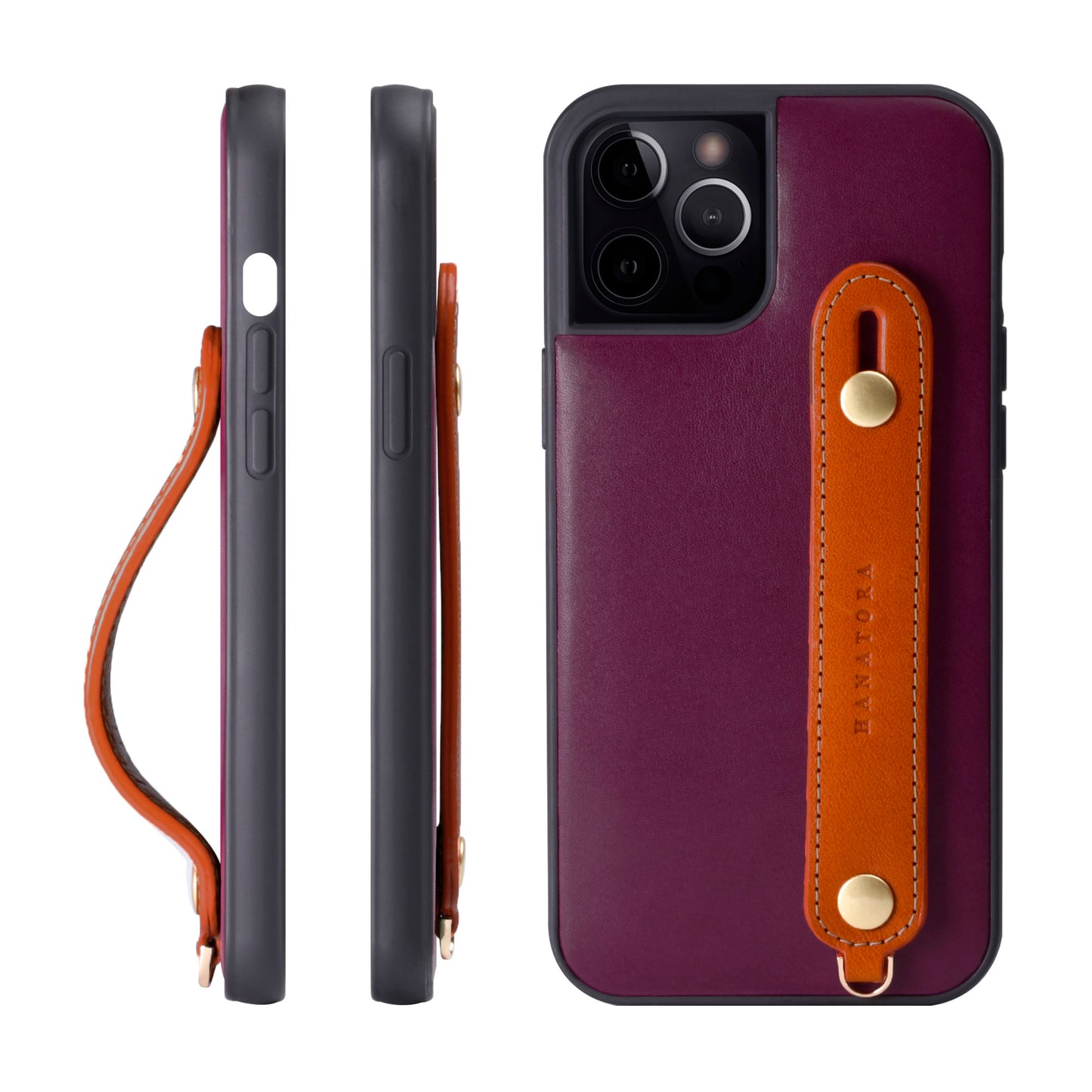 Genuine Leather iPhone case with back belt (TGH)